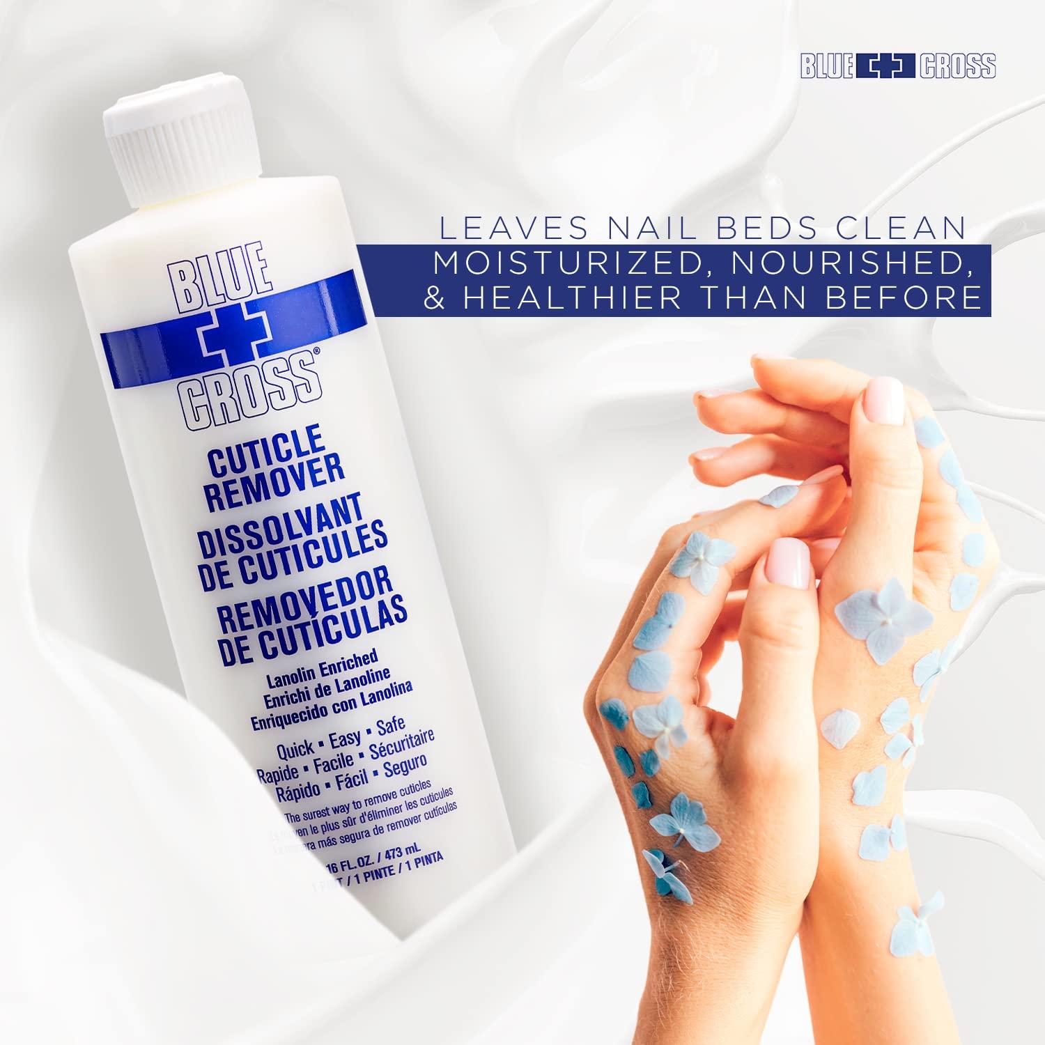 Paquete Aceite de Cutícula Fresa 27.2 ml + Removedor Blue Cross 177.4 ml