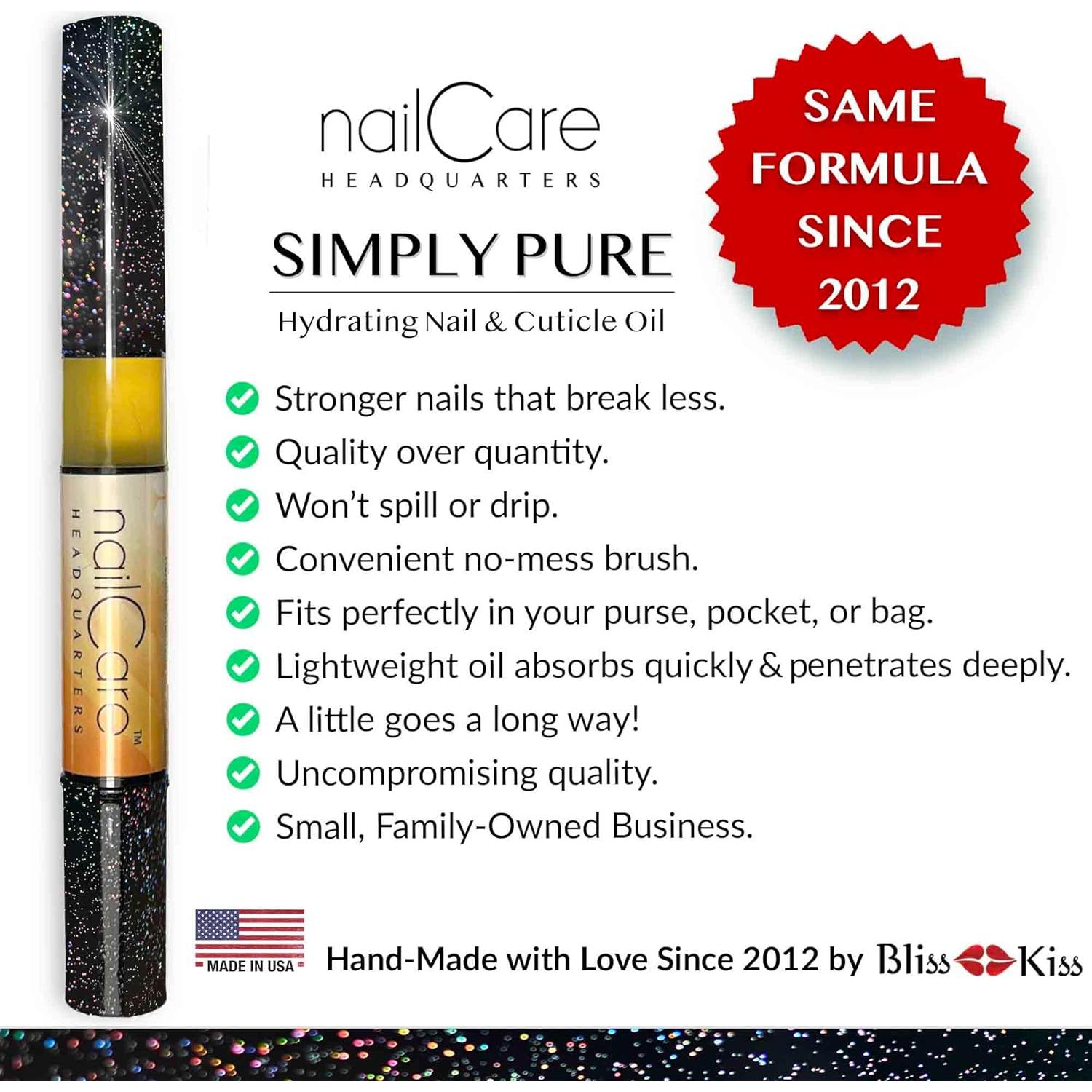 Bolígrafo de Aceite para Cutículas Simply Pure - Leche y Miel