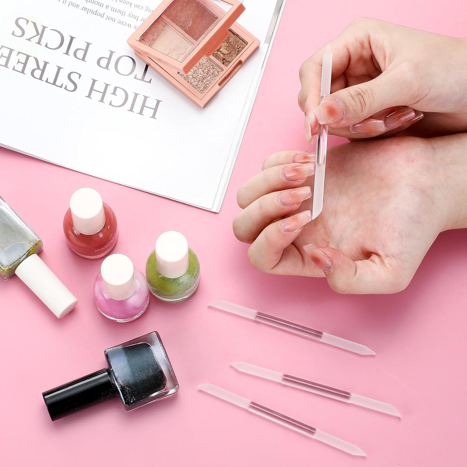 Set de 6 Empujadores de Cutículas de Vidrio Maitys - Manicura