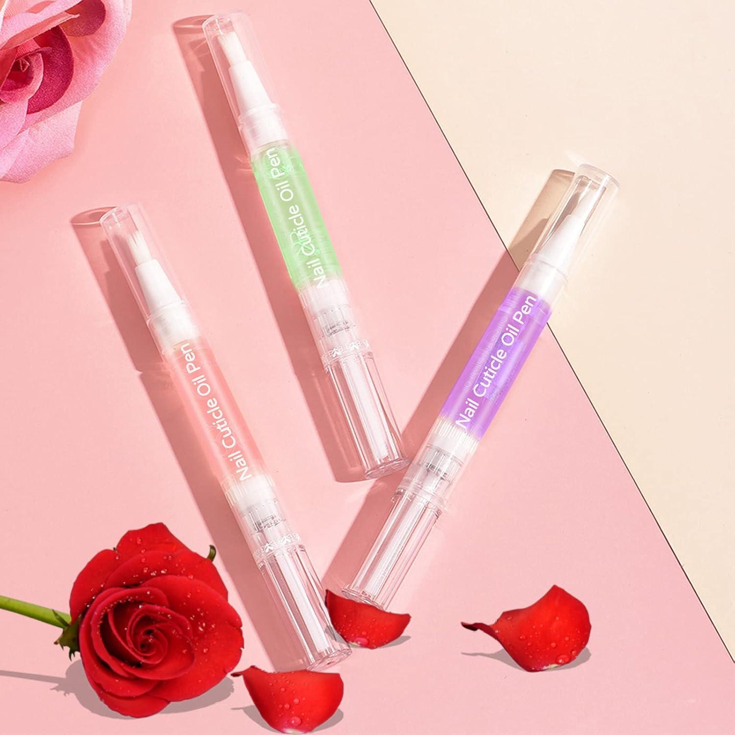 Bolígrafo Aceite Cutículas Uñas 28Pcs Nutrición Hidratante