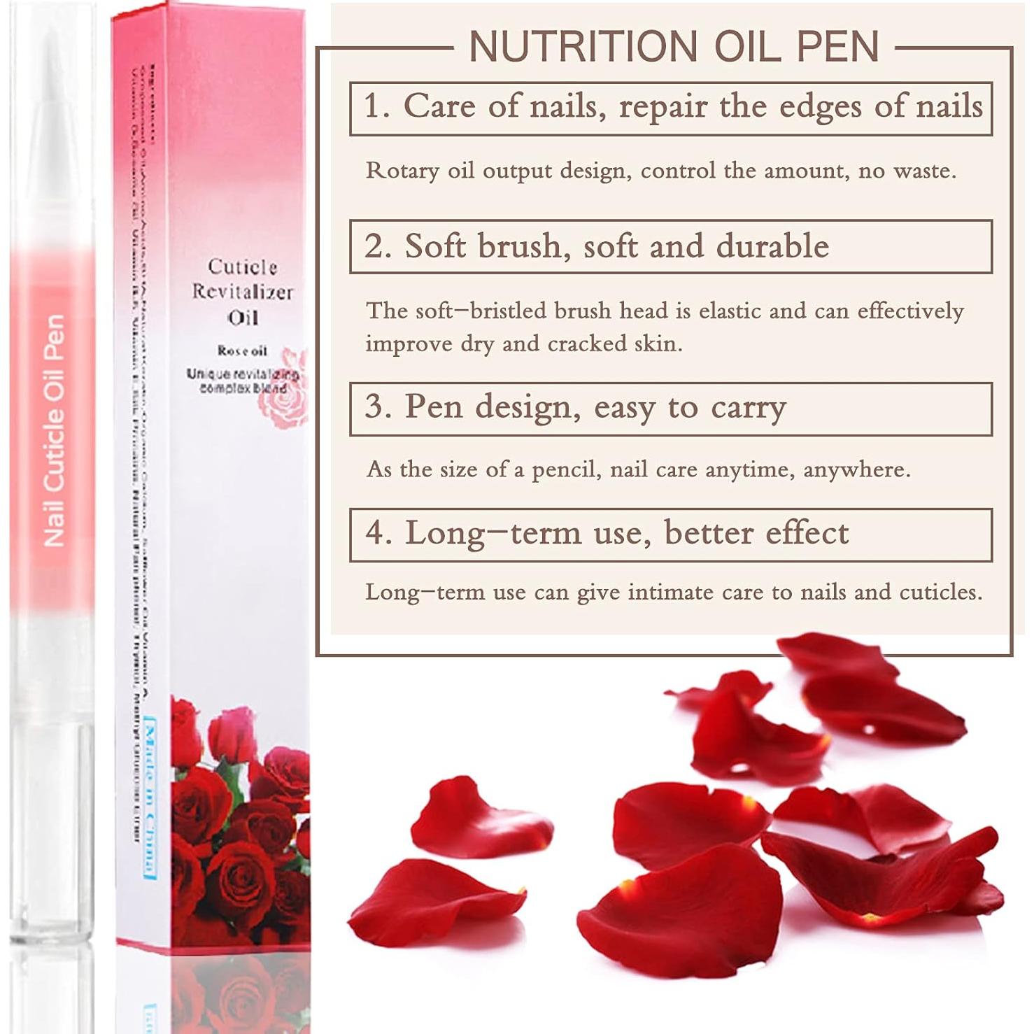 Bolígrafo Aceite Cutículas Uñas 28Pcs Nutrición Hidratante