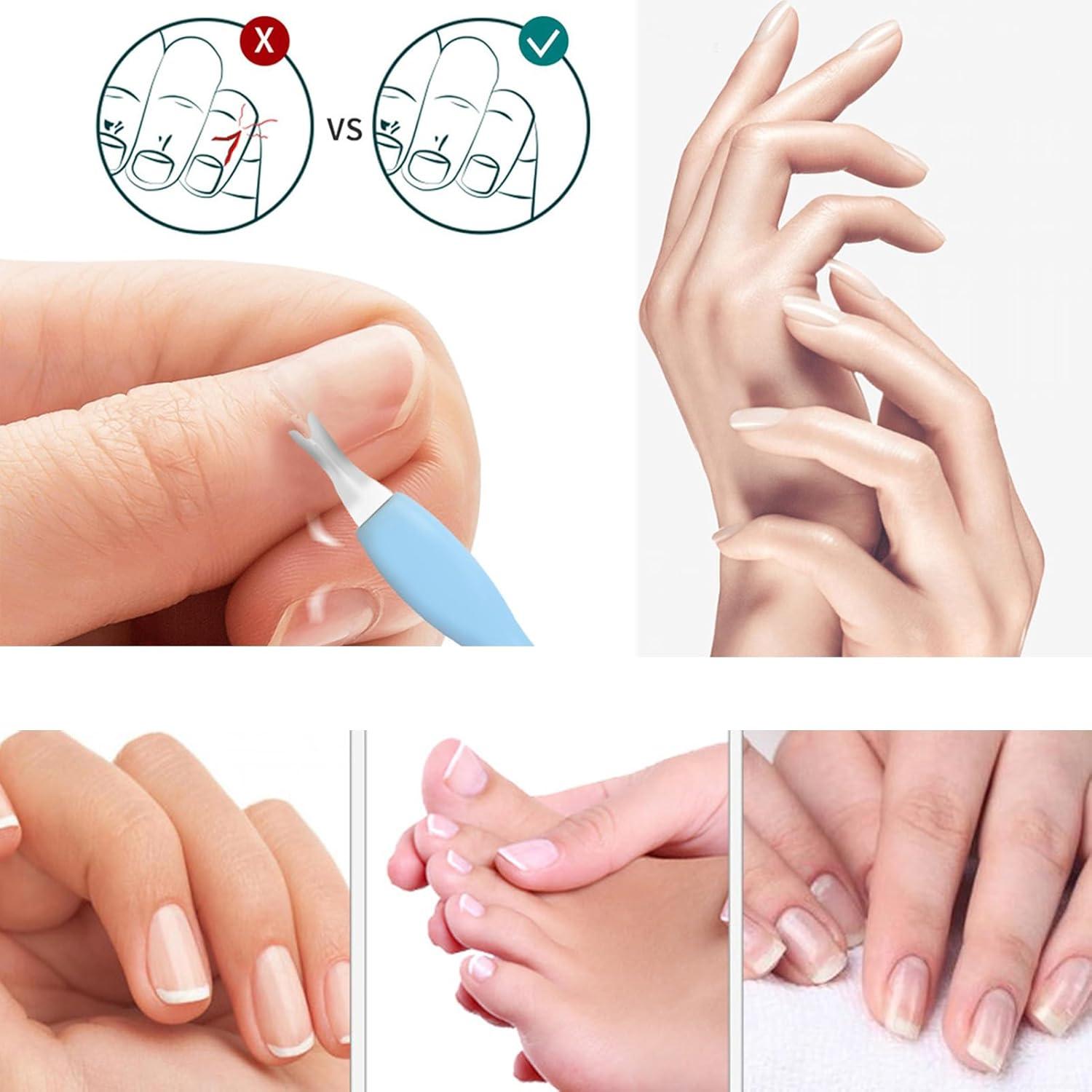 Cortador de Cutículas ONESWI 4 Pcs Acero Inoxidable Herramienta