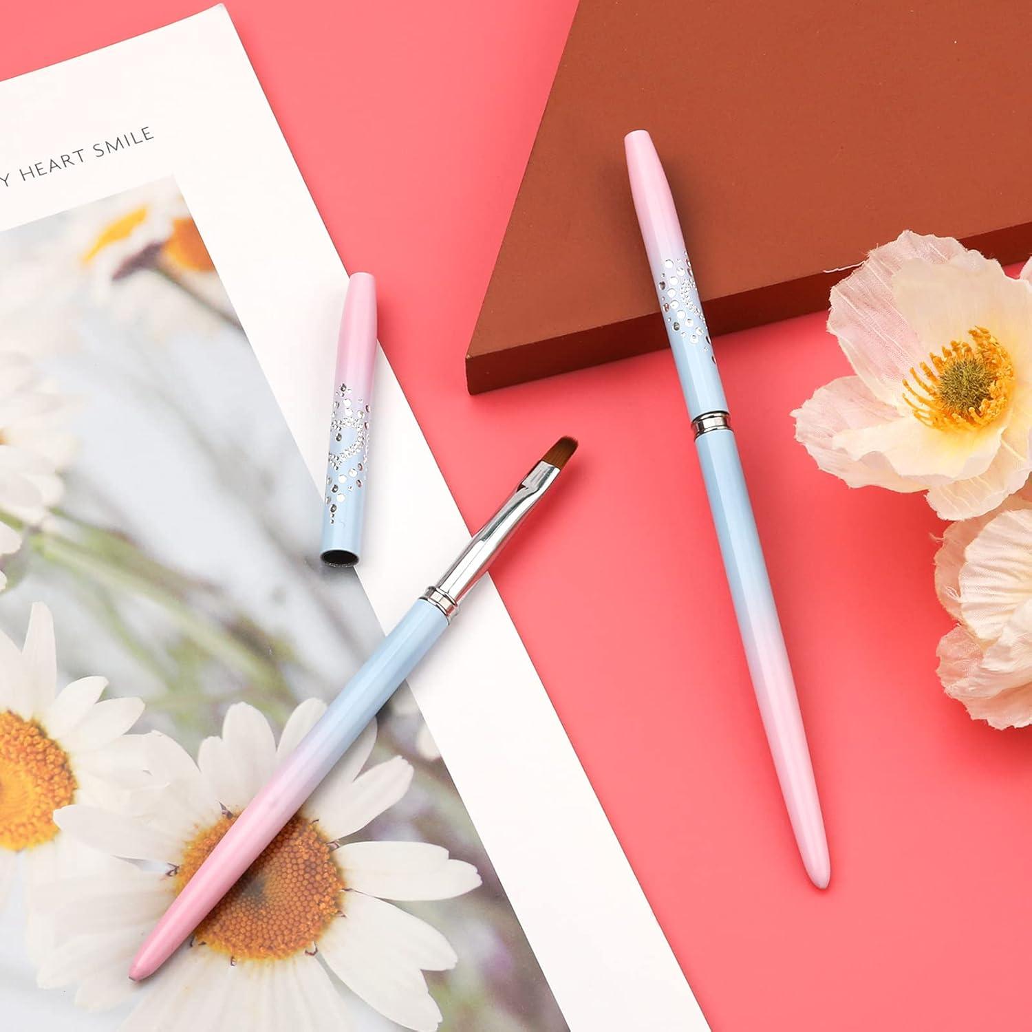 Set de 2 Pinceles Limpiadores de Esmalte TOYMIS - 8mm y 7.5mm