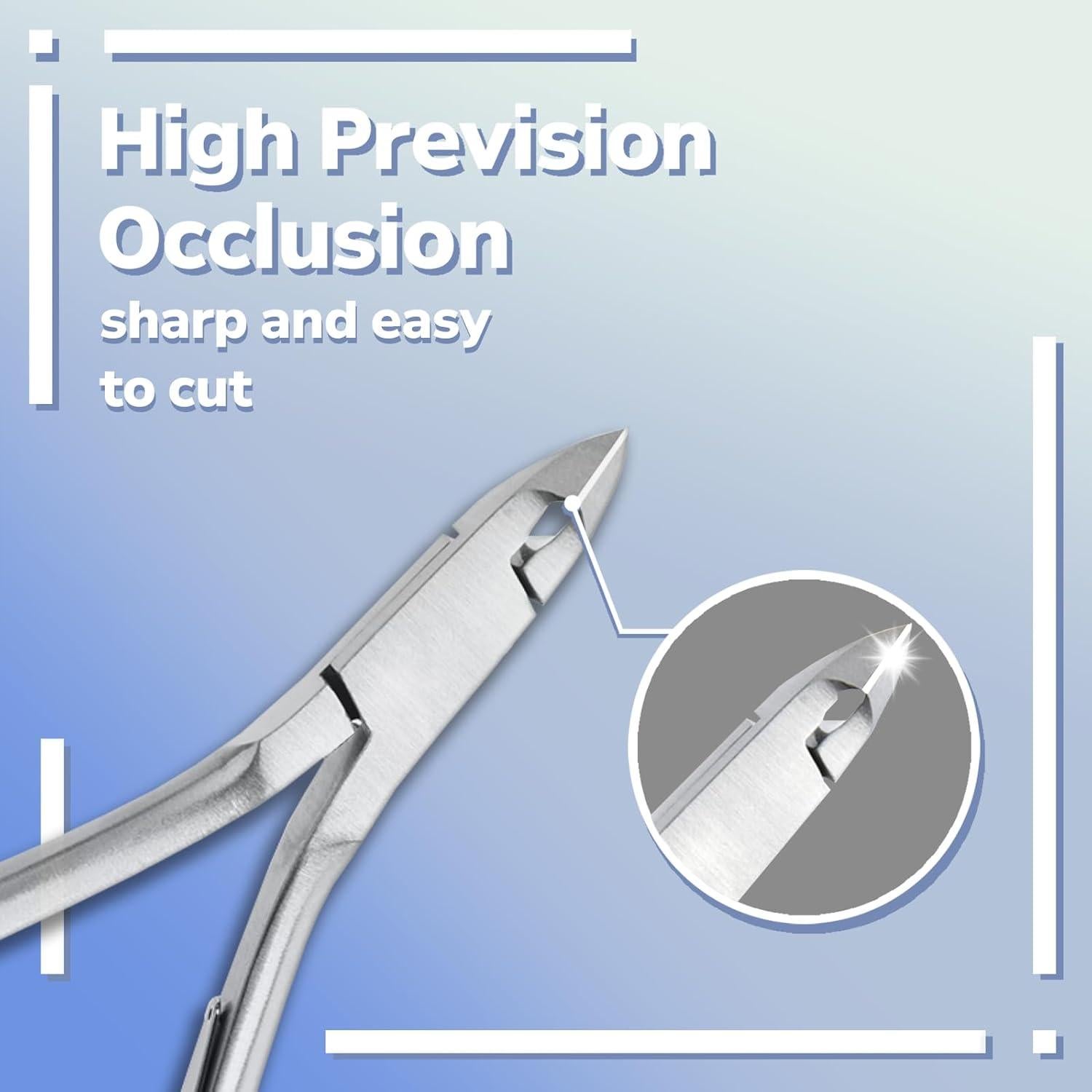 Set de Manicura Guowall: Cortador y Empujador de Cutículas