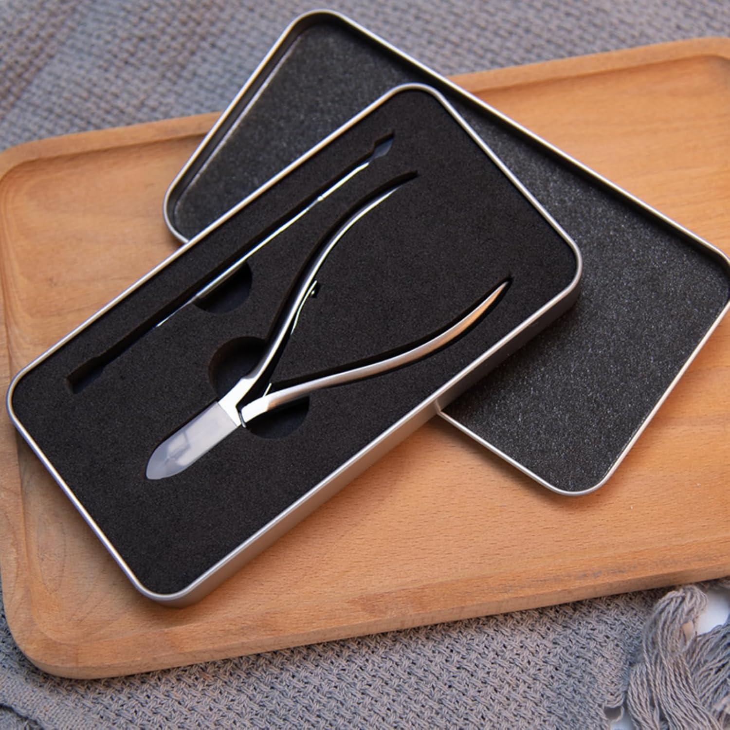 Set de Manicura Guowall: Cortador y Empujador de Cutículas