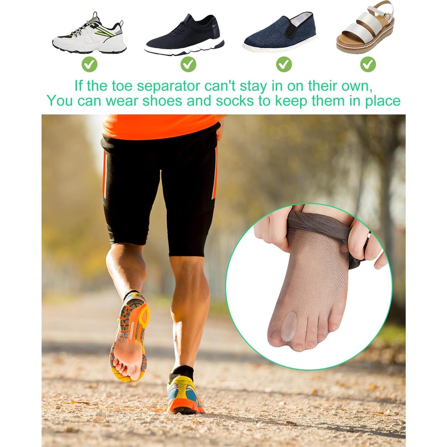 Separadores de Dedos de Gel Samaya Home - 12 Piezas Grande