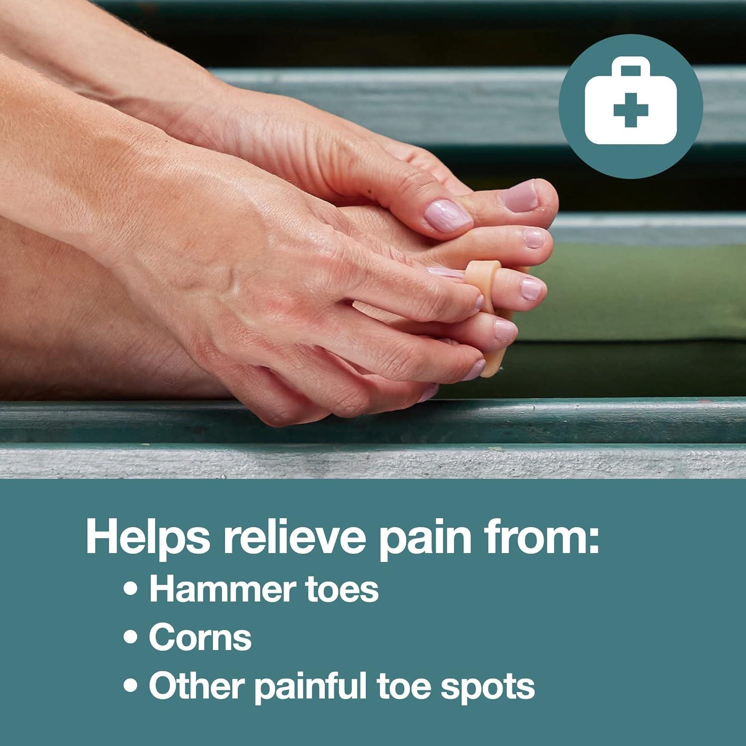 Corrector de Dedo en Martillo ZenToes - 4 Piezas Silicona