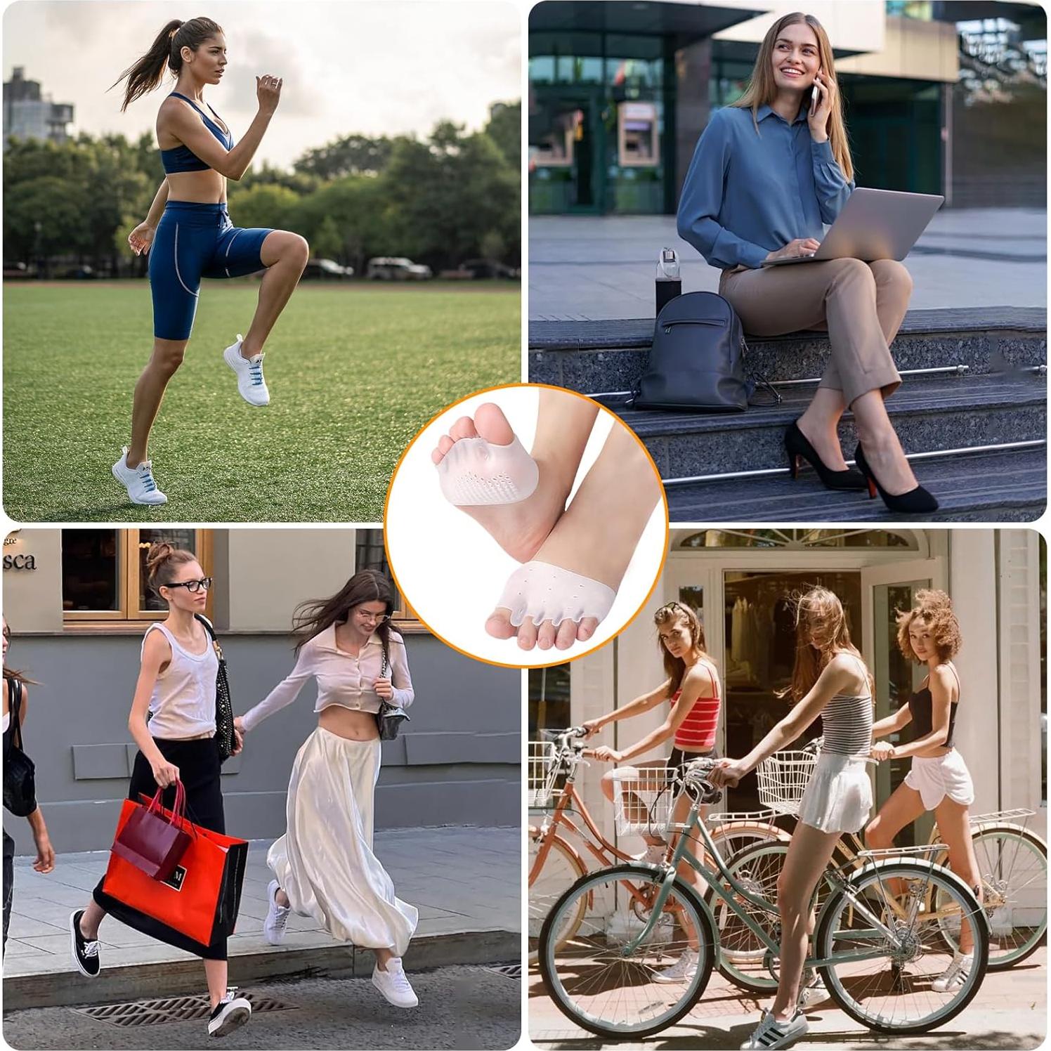 Separadores de Dedos Hyggaer para Alivio del Dolor - 4 Pares