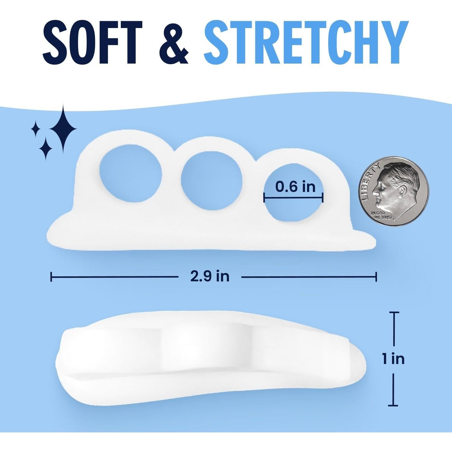 Geles para Dedos en Martillo Dr. Frederick - 2 Pares - Alivio Todo el Día