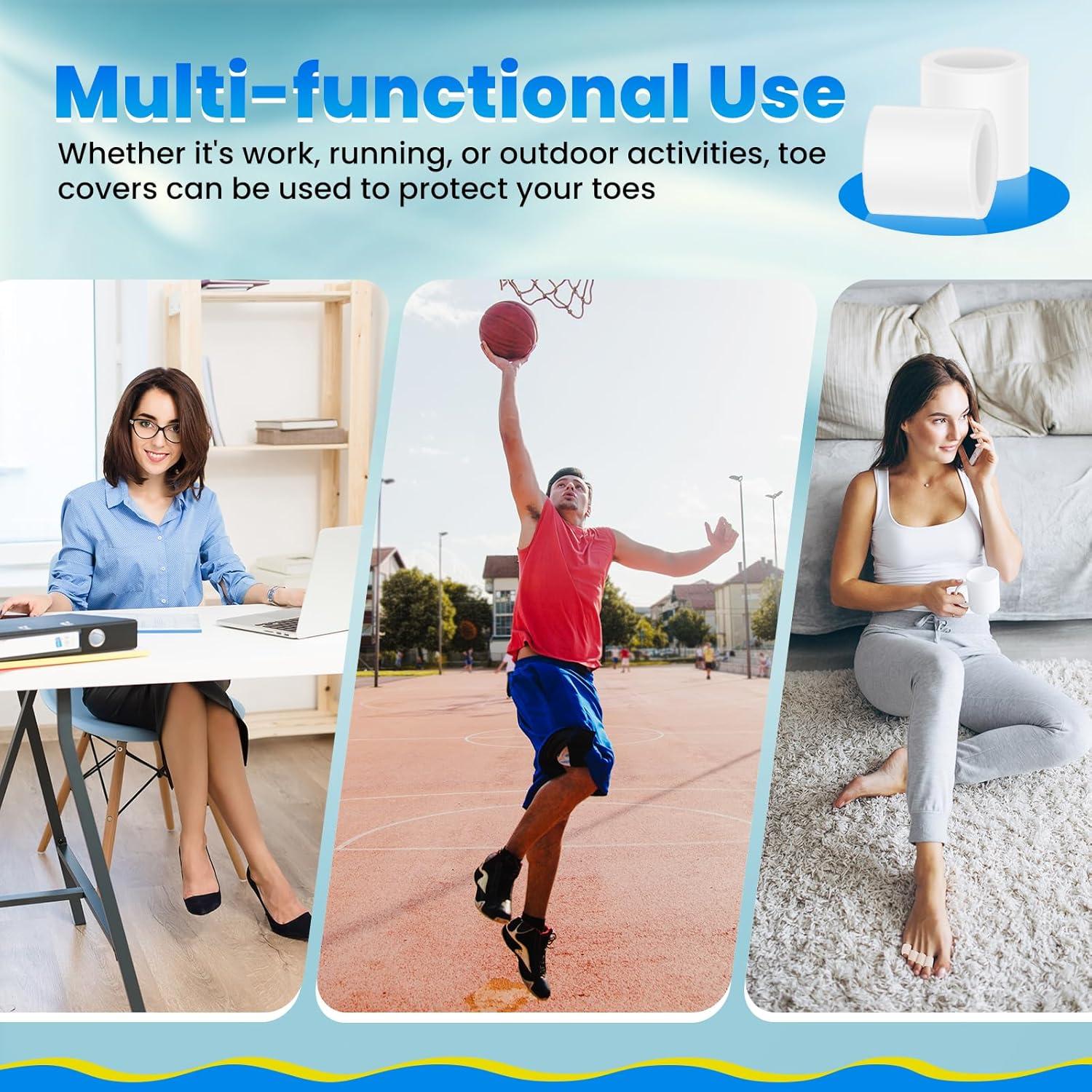 Protectores de Dedos de Gel Pnrskter - 20 Piezas para Alivio del Dolor