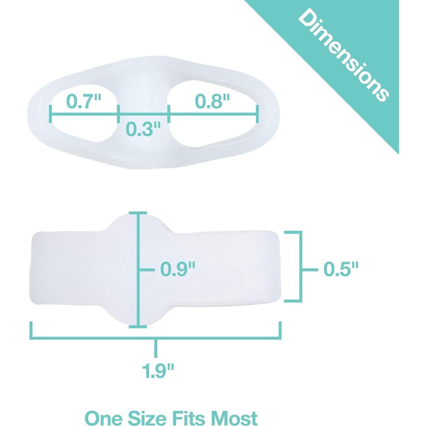 Separadores de Dedos ZenToes de Gel para Juanetes - Alivio y Comodidad
