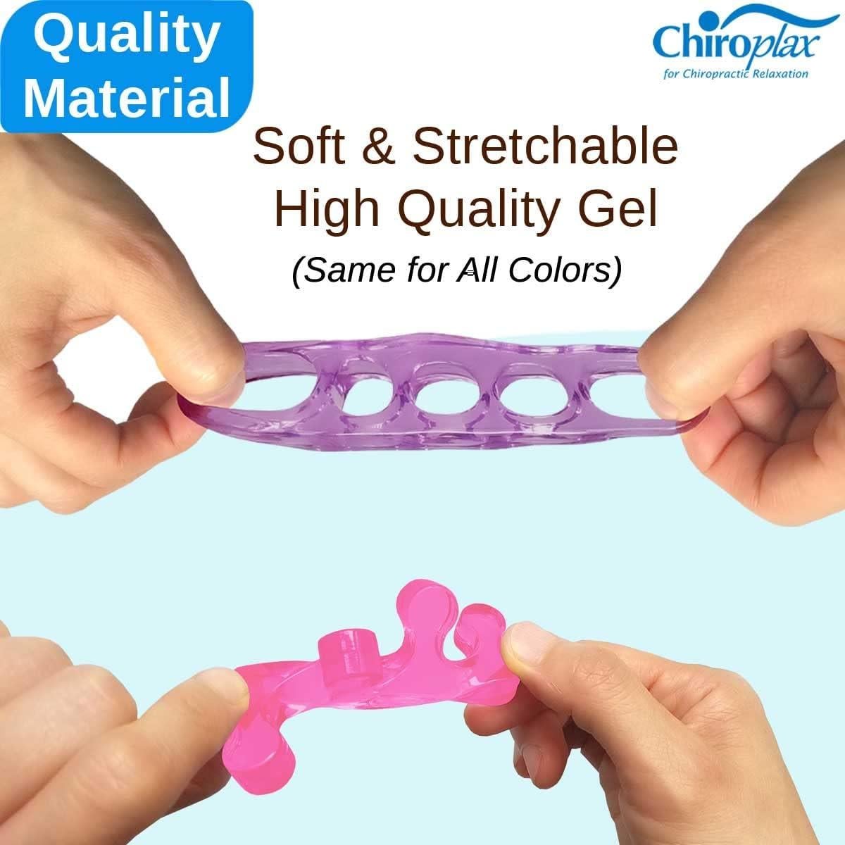 Separadores de Dedos del Pie Chiroplax Gel Lavanda 2 Pares