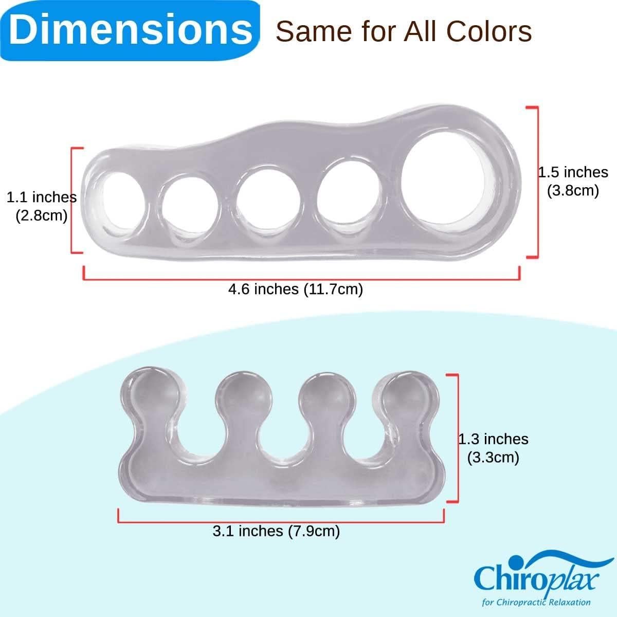 Separadores de Dedos del Pie Chiroplax Gel Lavanda 2 Pares