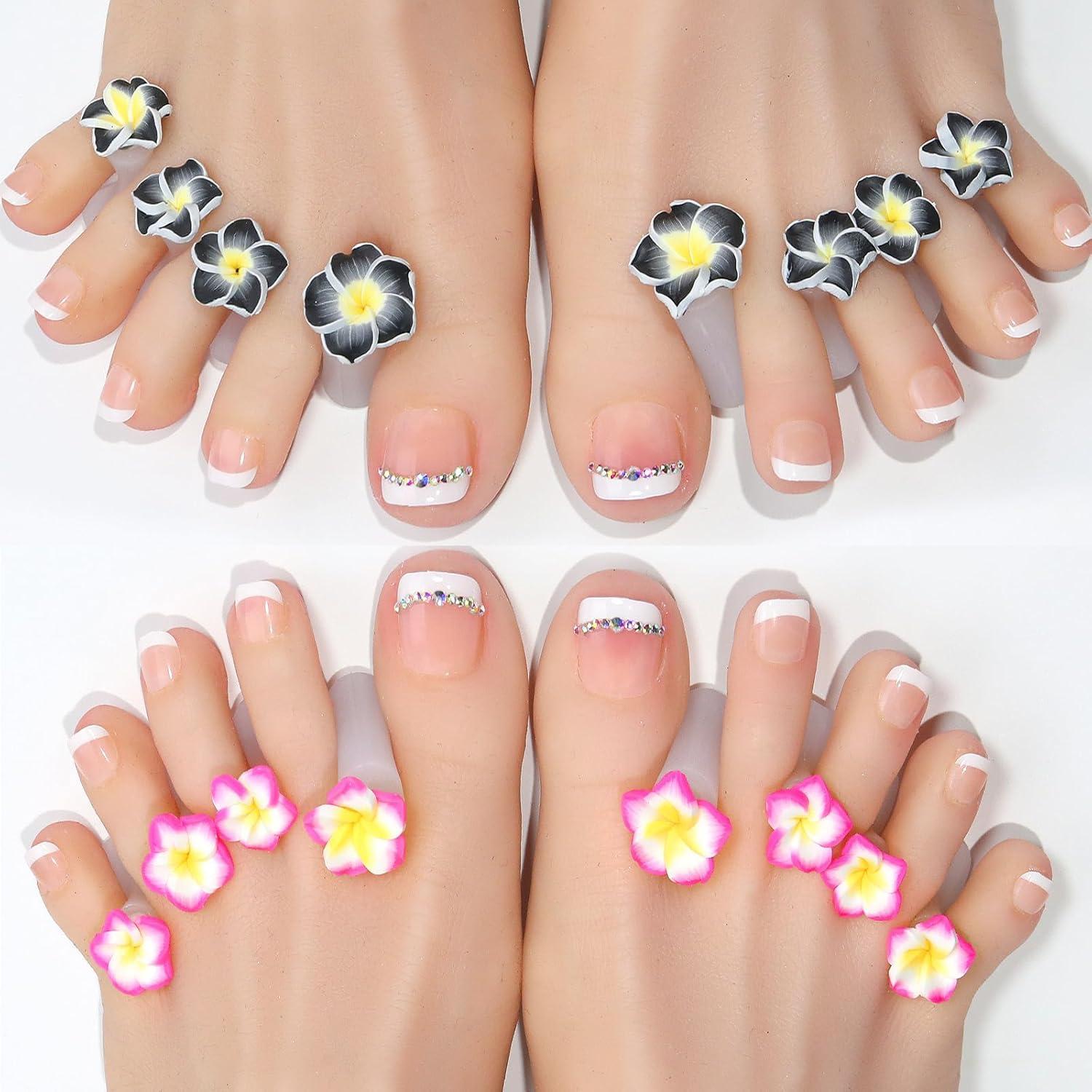 Separadores de Dedos de Silicona Cbbaokyy - 32 Piezas Coloridos