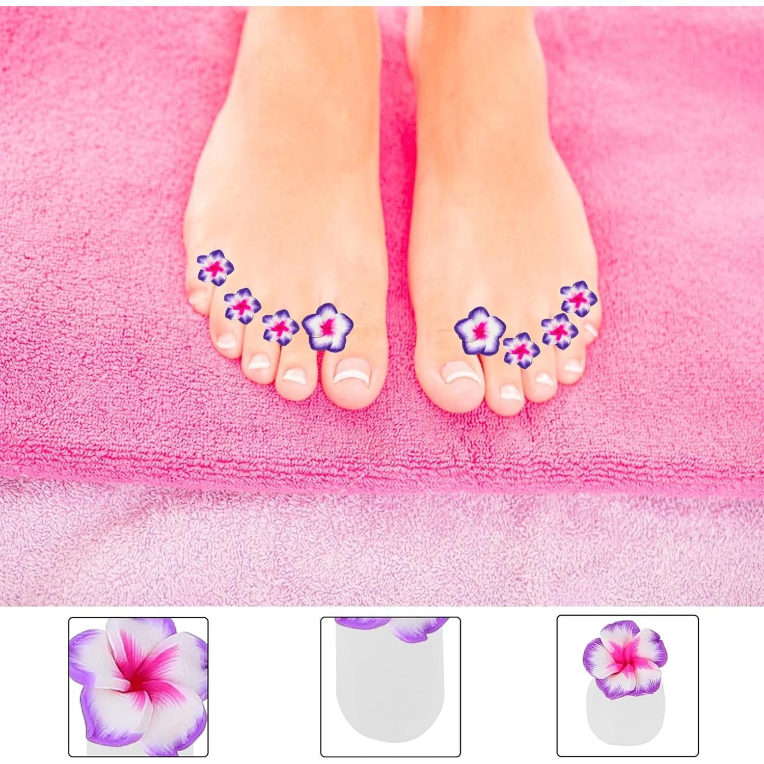 Separadores de Dedos de Silicona Cbbaokyy - 32 Piezas Coloridos