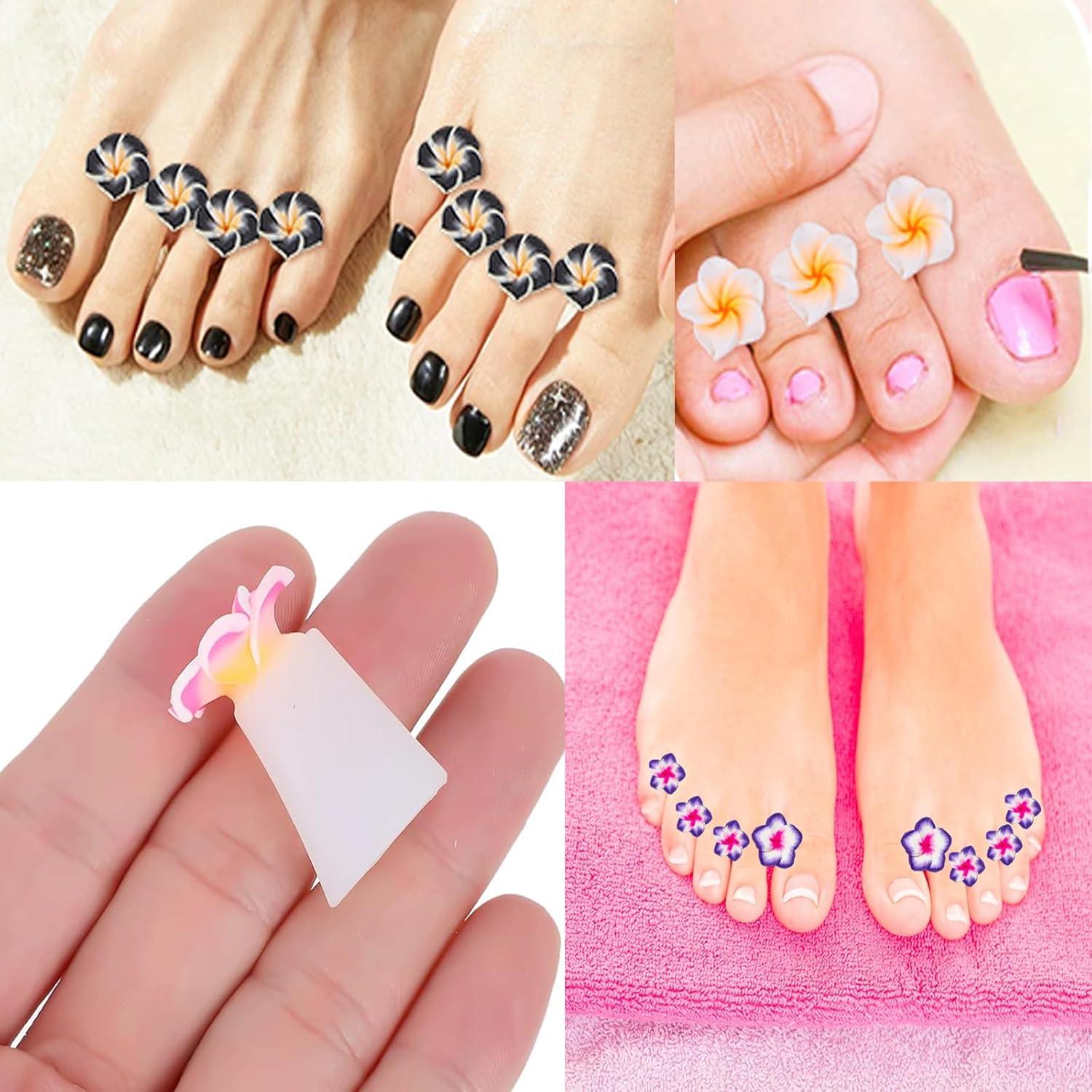 Separadores de Dedos de Silicona Cbbaokyy - 32 Piezas Coloridos