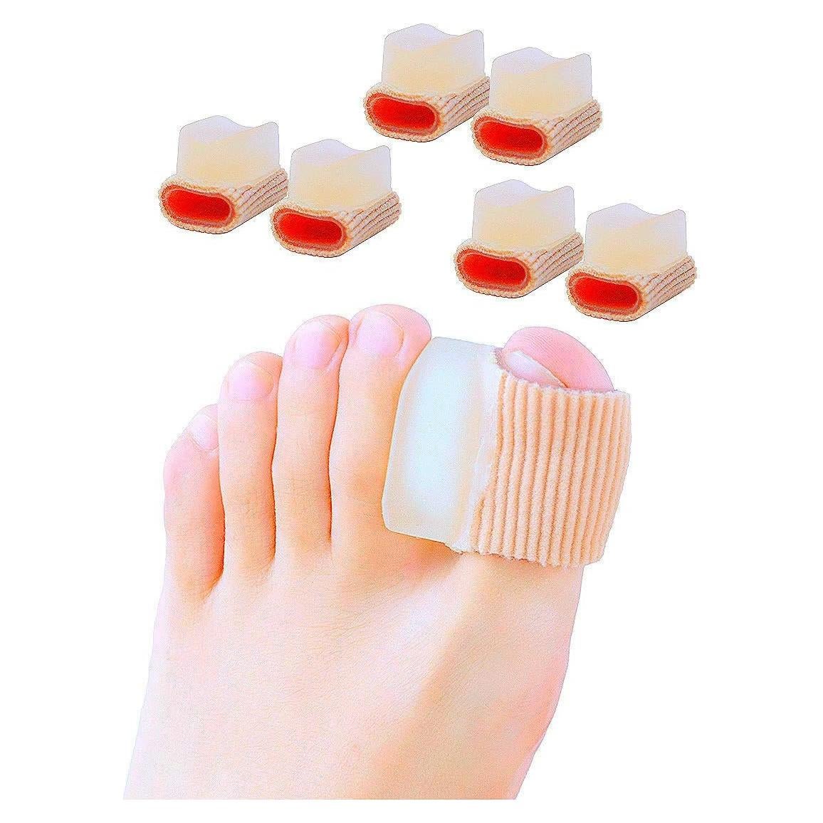 Separadores de Dedos de Gel Povihome 6 Pack para Juanetes