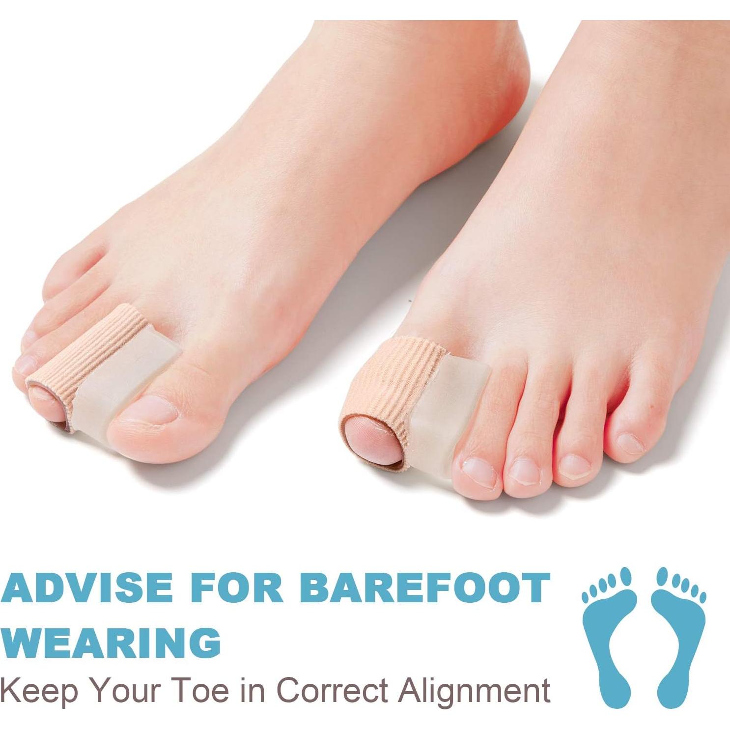 Separadores de Dedos de Gel Povihome 6 Pack para Juanetes