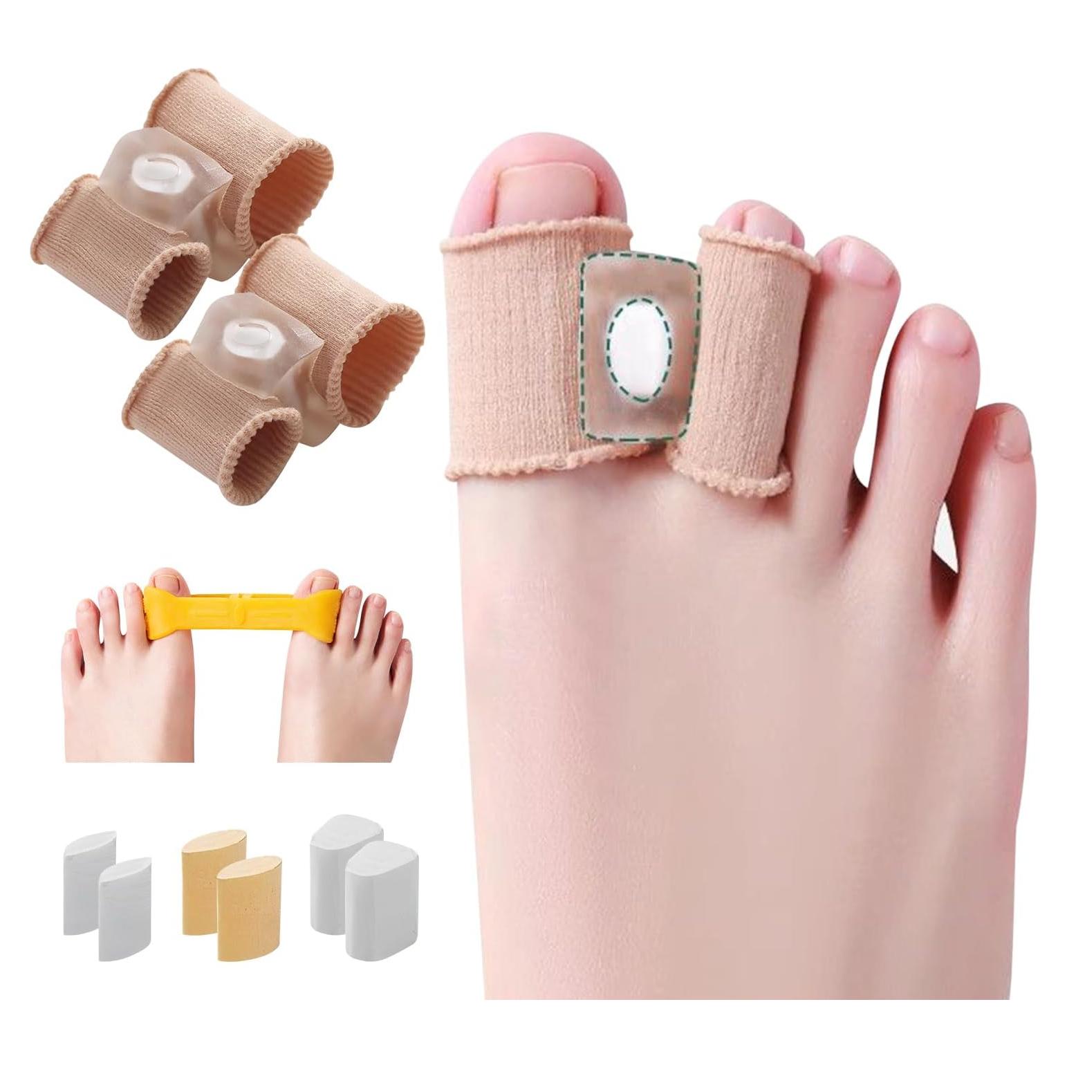 Separadores de Dedos de Gel Pitoyteck para Juanetes - Ajustables