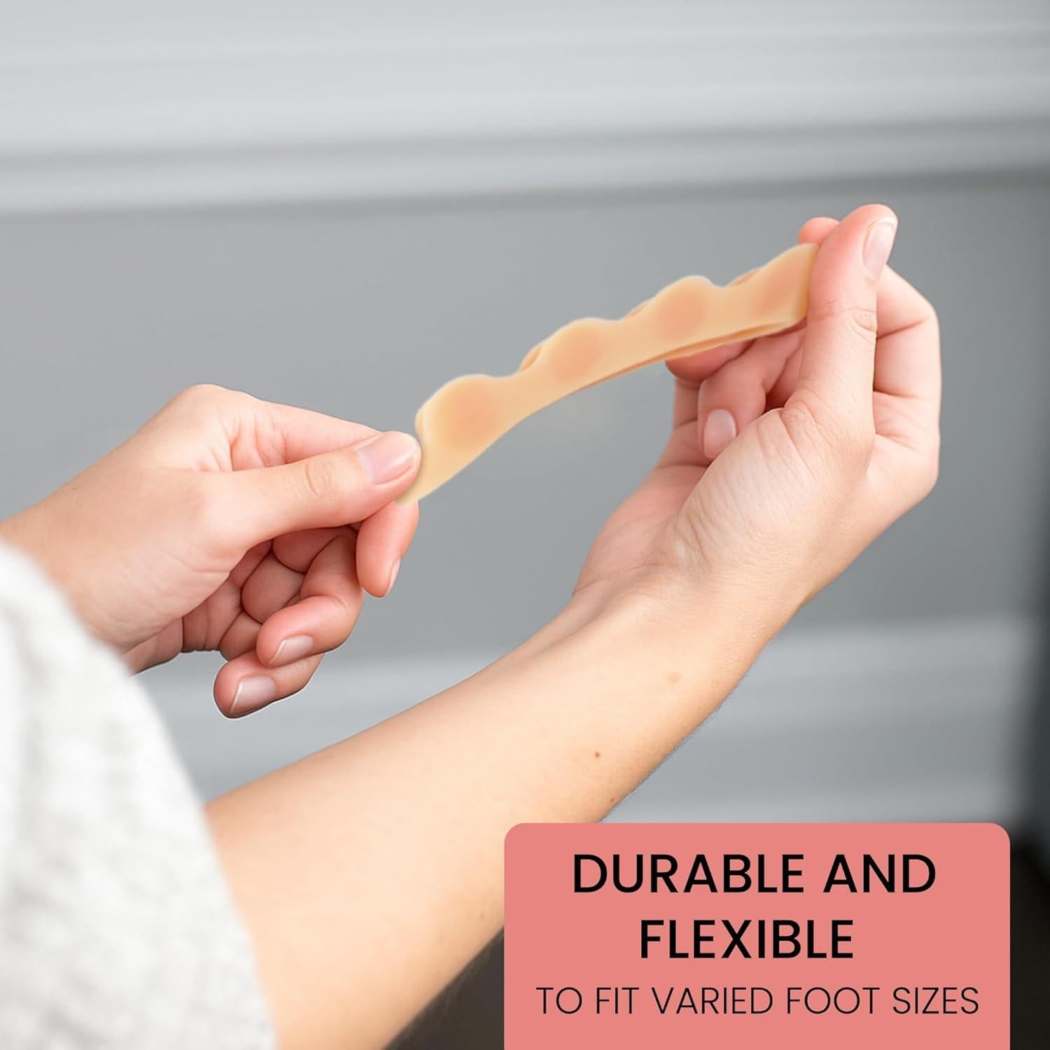 Separadores de Dedos Walkize de Silicona para Alivio de Juanetes