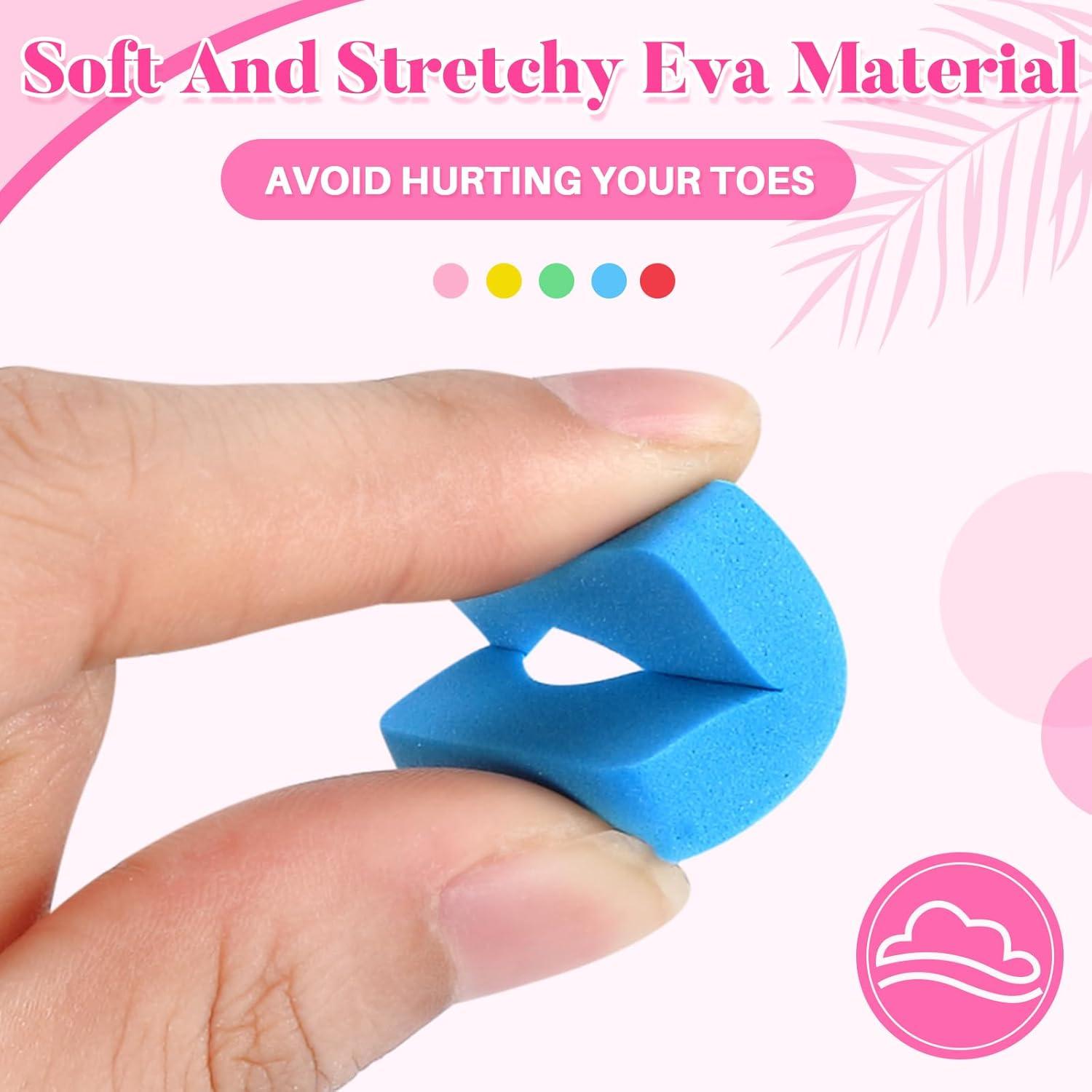 Separadores de Dedos para Pedicura Mumufy 1000 Pcs Espuma EVA