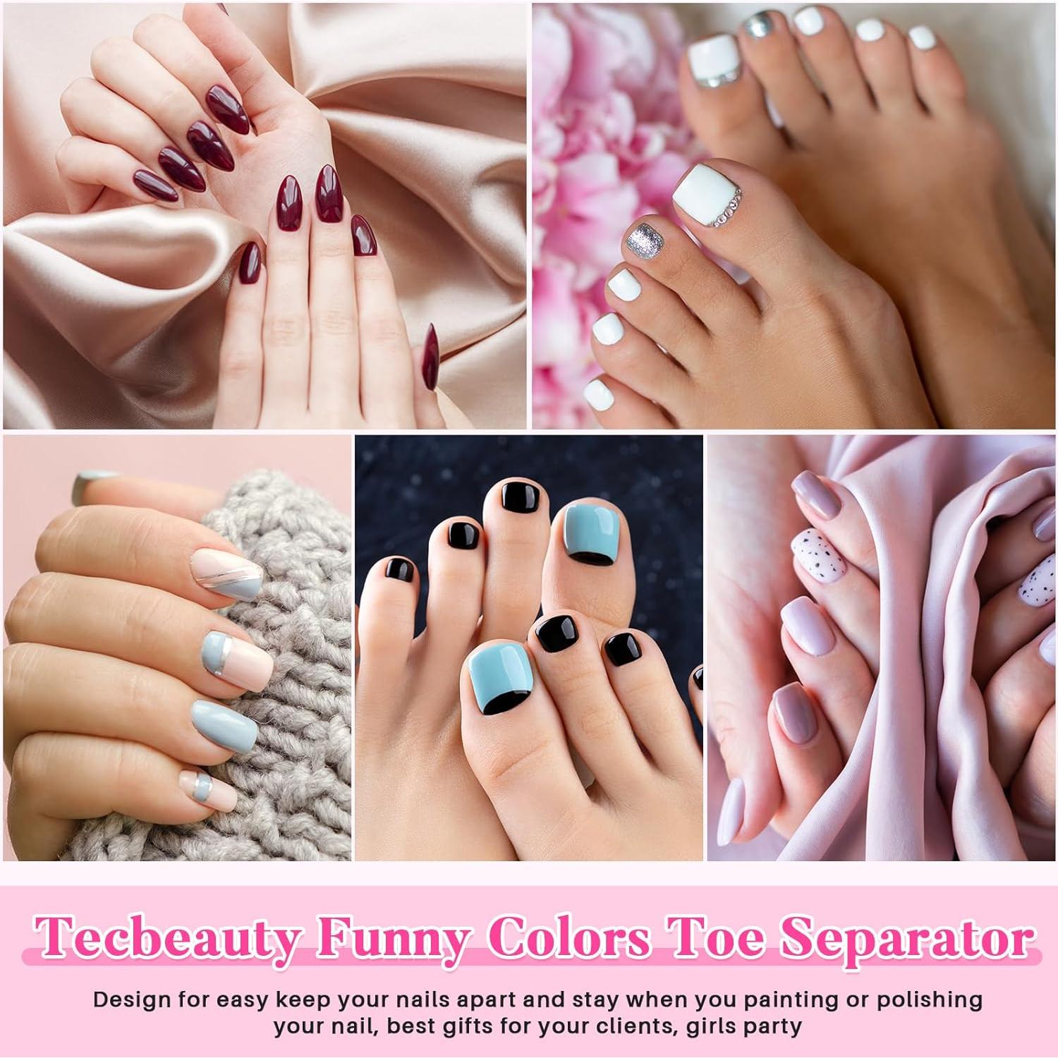 Separadores de Dedos para Pedicura Mumufy 1000 Pcs Espuma EVA