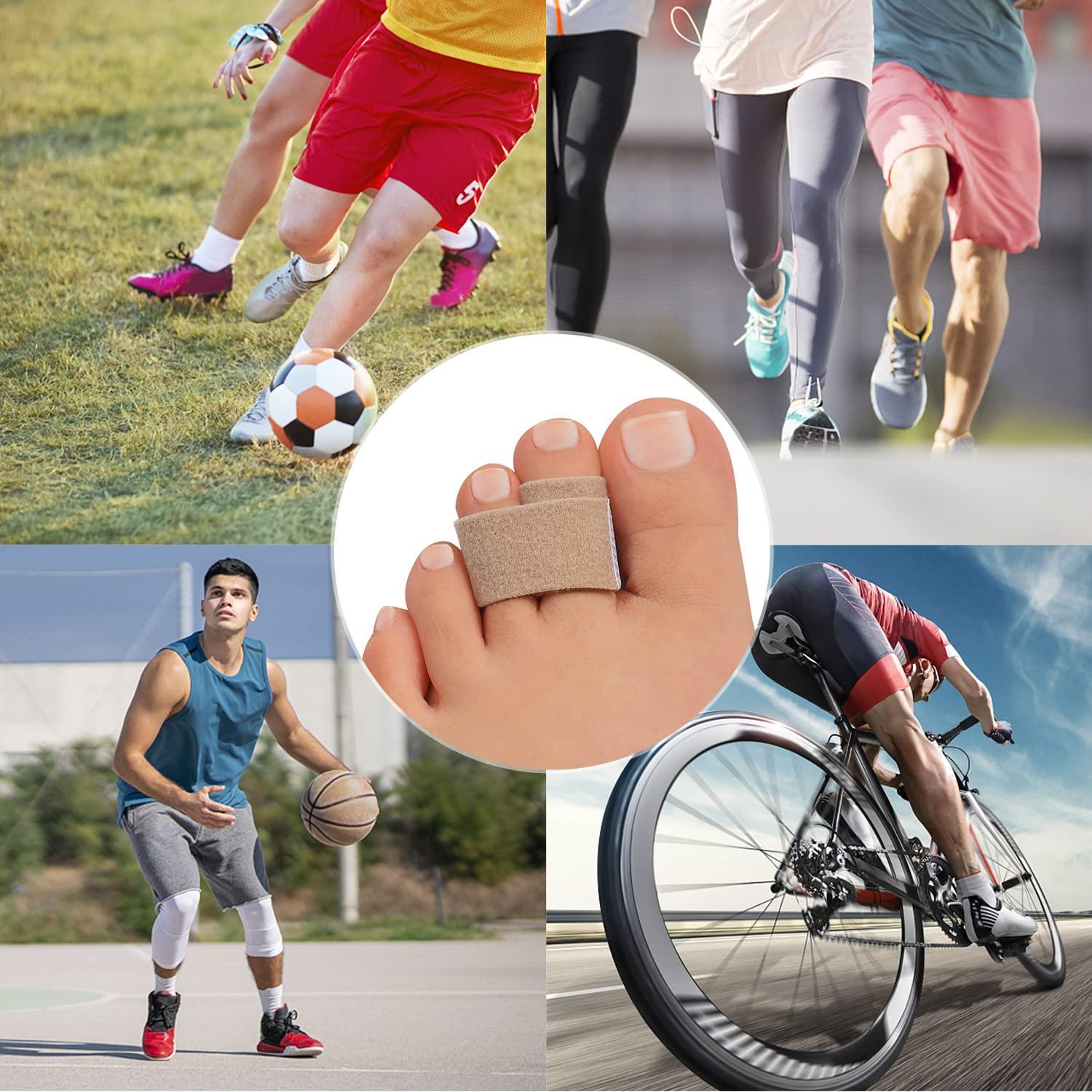 Férulas para Dedos Torcidos Bukihome - 12 Piezas, 6 Grandes y 6 Medias