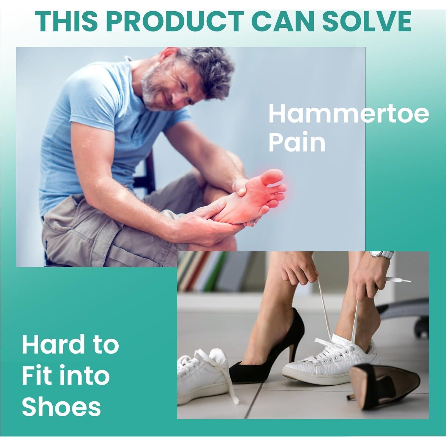 Corrector de Dedos en Garra Welnove - 6 Férulas de Gel Suave