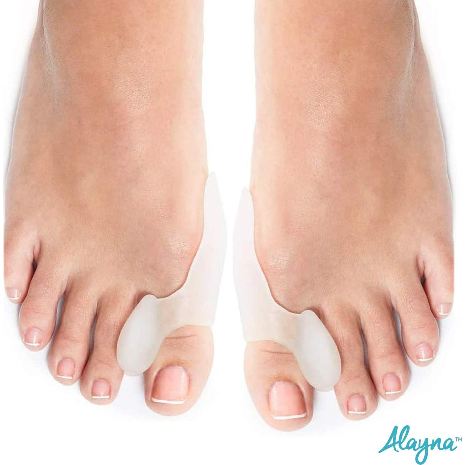 Separadores de Dedos Alayna Corrector de Juanetes Gel 2 Pcs