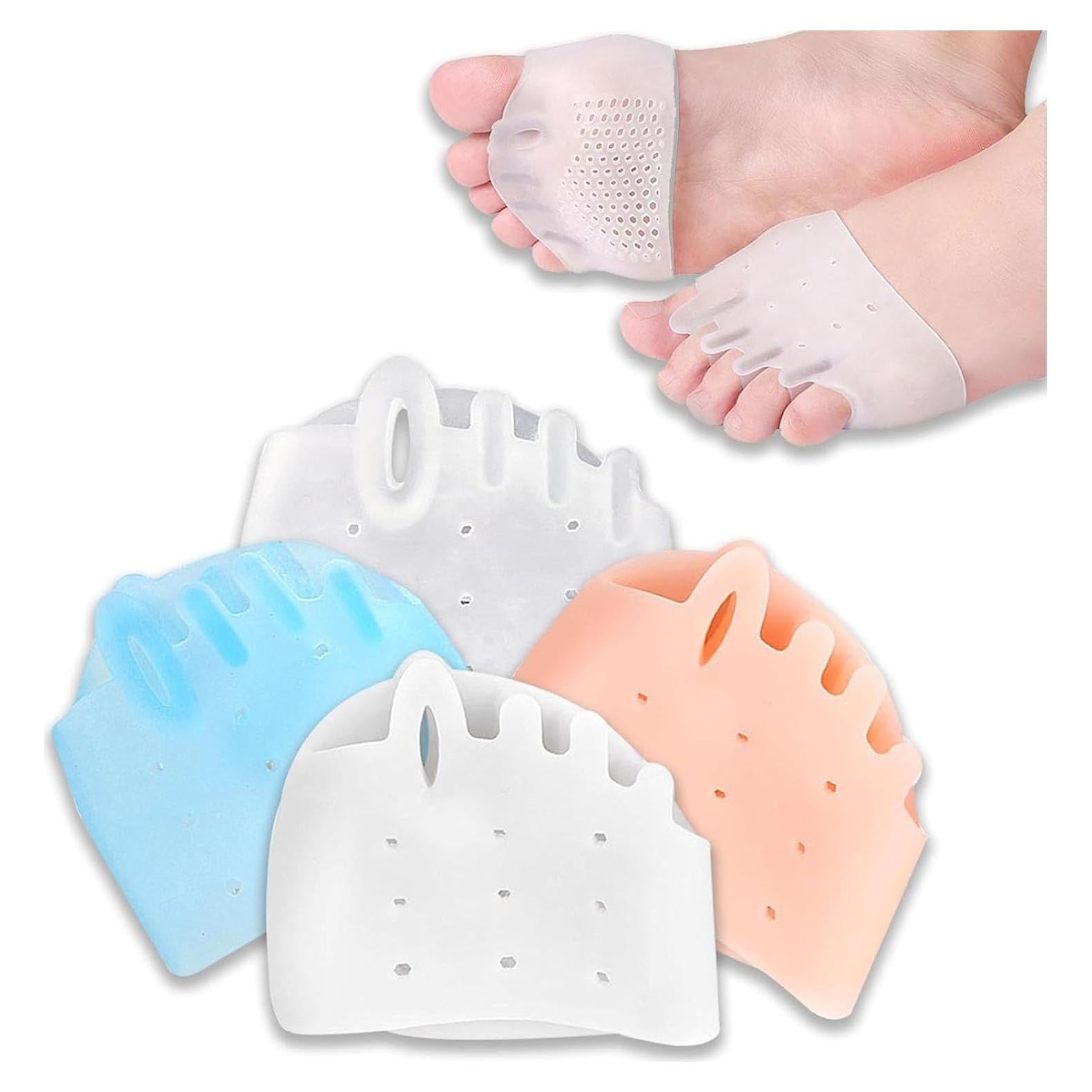 Separadores de Dedos de Silicona SUQILVSI - Alivio Hallux Valgus