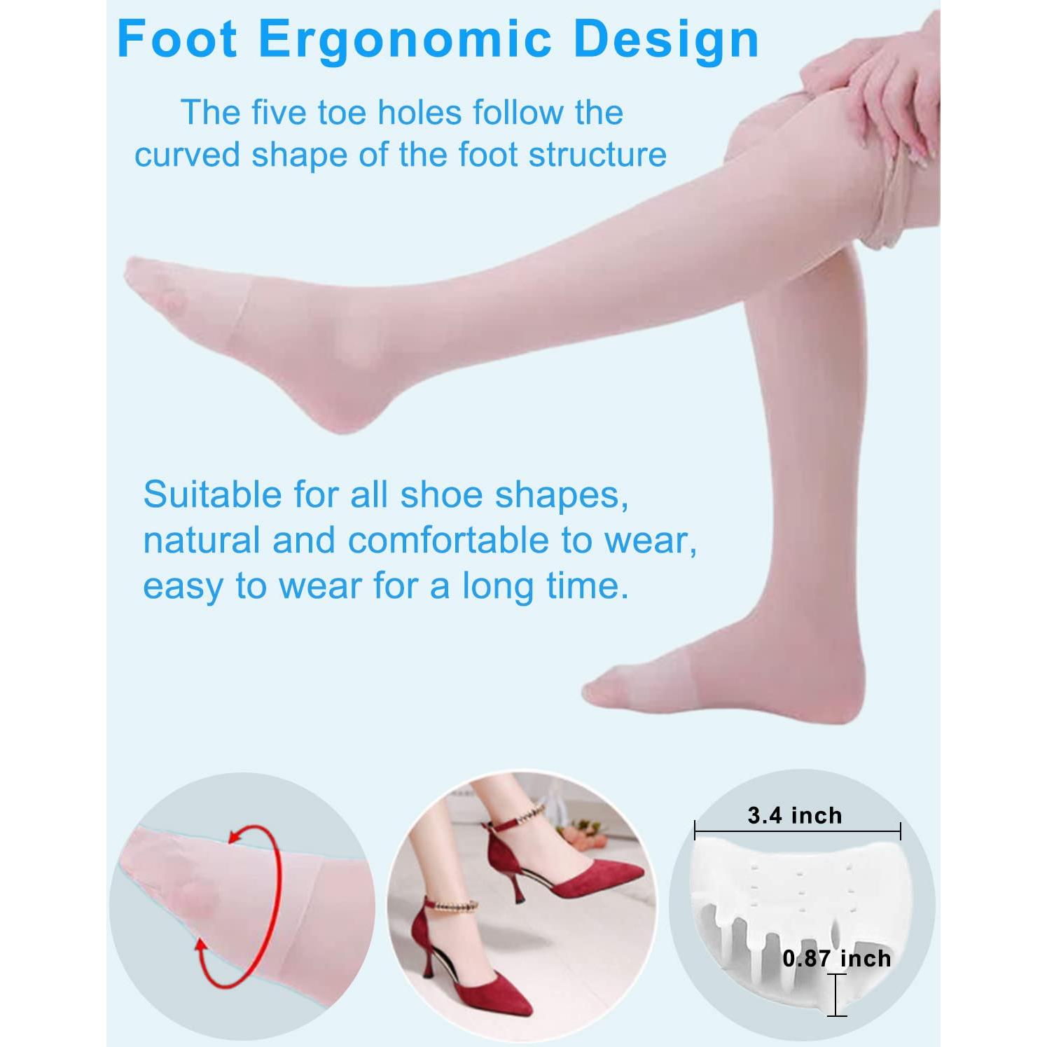 4 Pares Almohadillas Gel Metatarsales Golbylicc para Juanetes