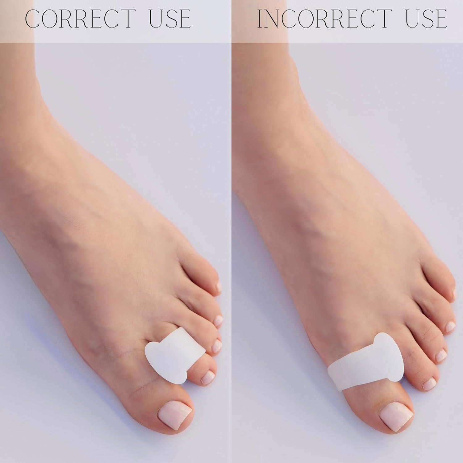 Separadores de Dedos de Gel Actually Modern - Paquete de 4