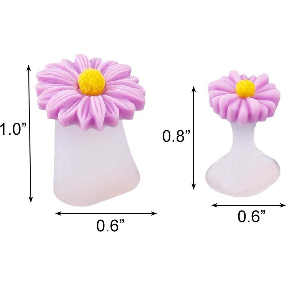 Separadores de Dedos Silicona BlingKingdom 16 Pcs Pedicura