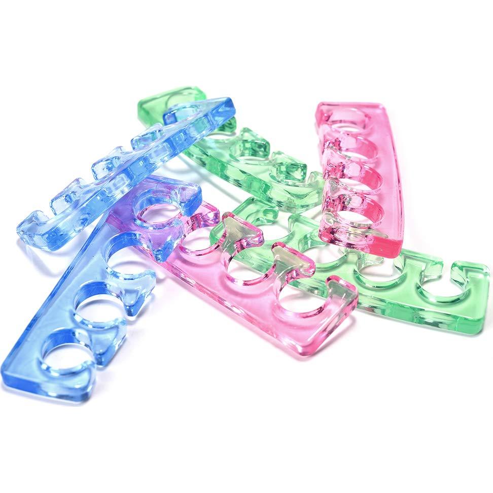 Separadores de Dedos de Silicona Rosa NAILART para Pedicura