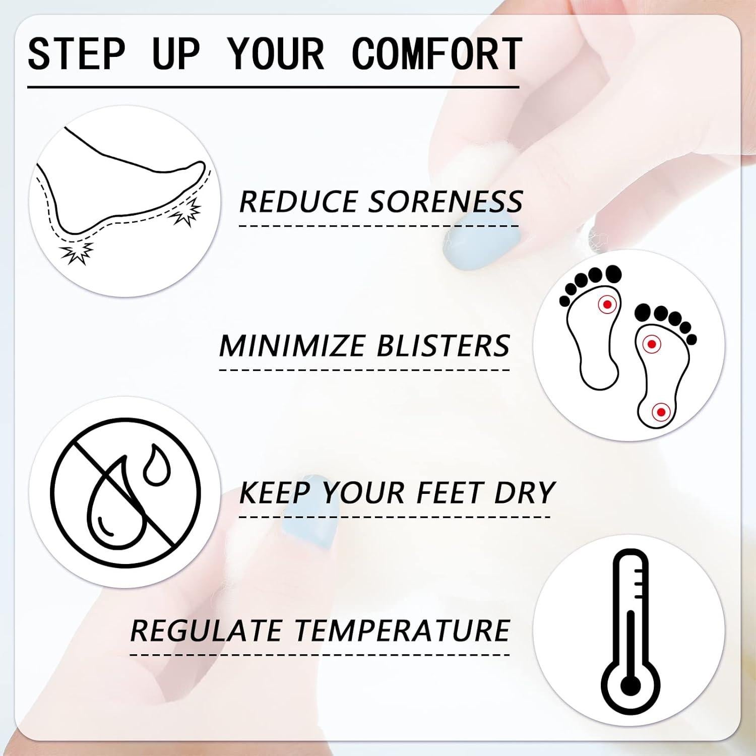 Almohadillas de Lana de Cordero Tegeme para Dedos 50g