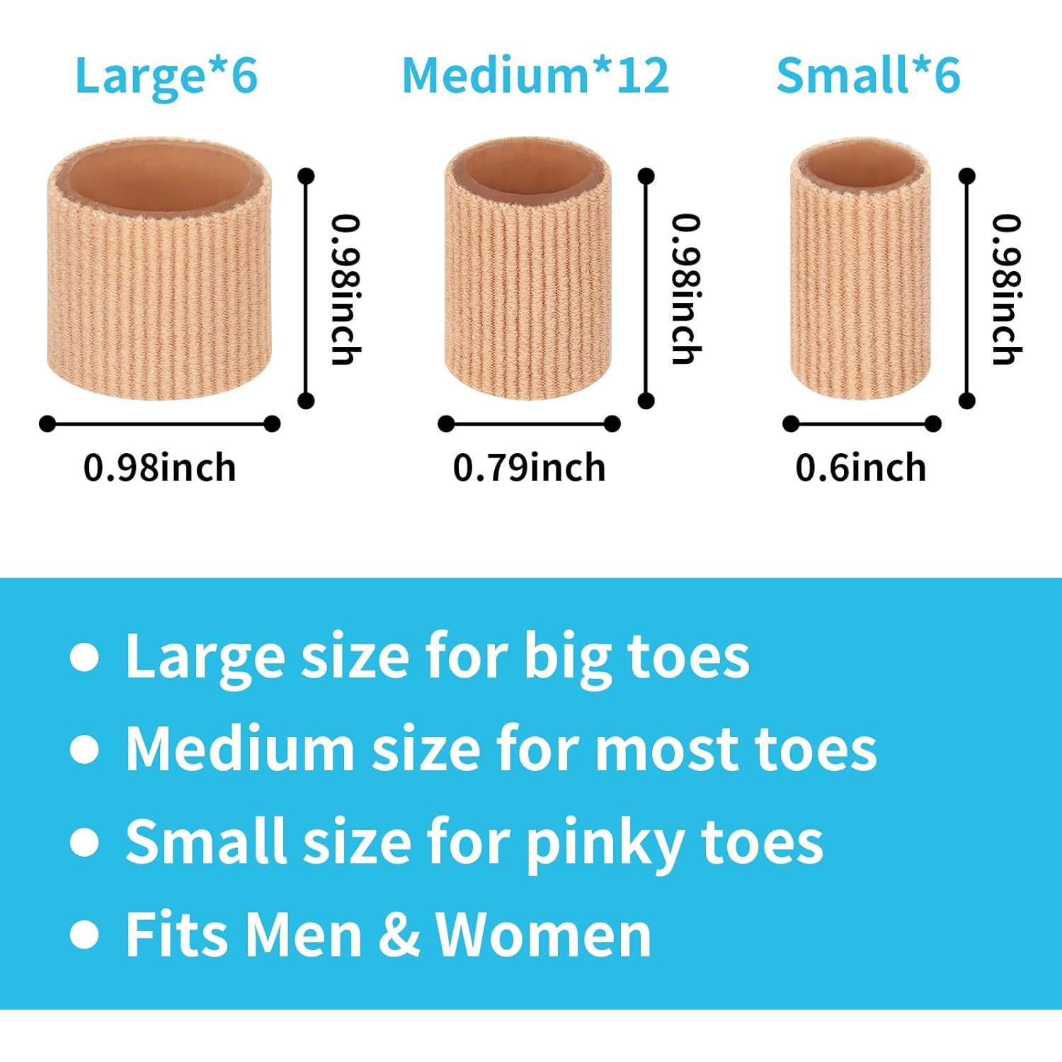 Protectores de Dedos de Gel Tifanso 24 Piezas para Ampollas