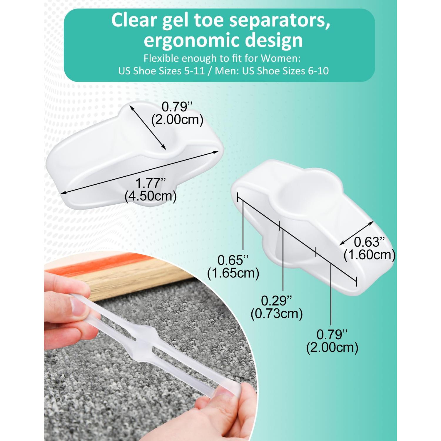 Paquete de 10 Correctores de Juanete Gel Samaya Home