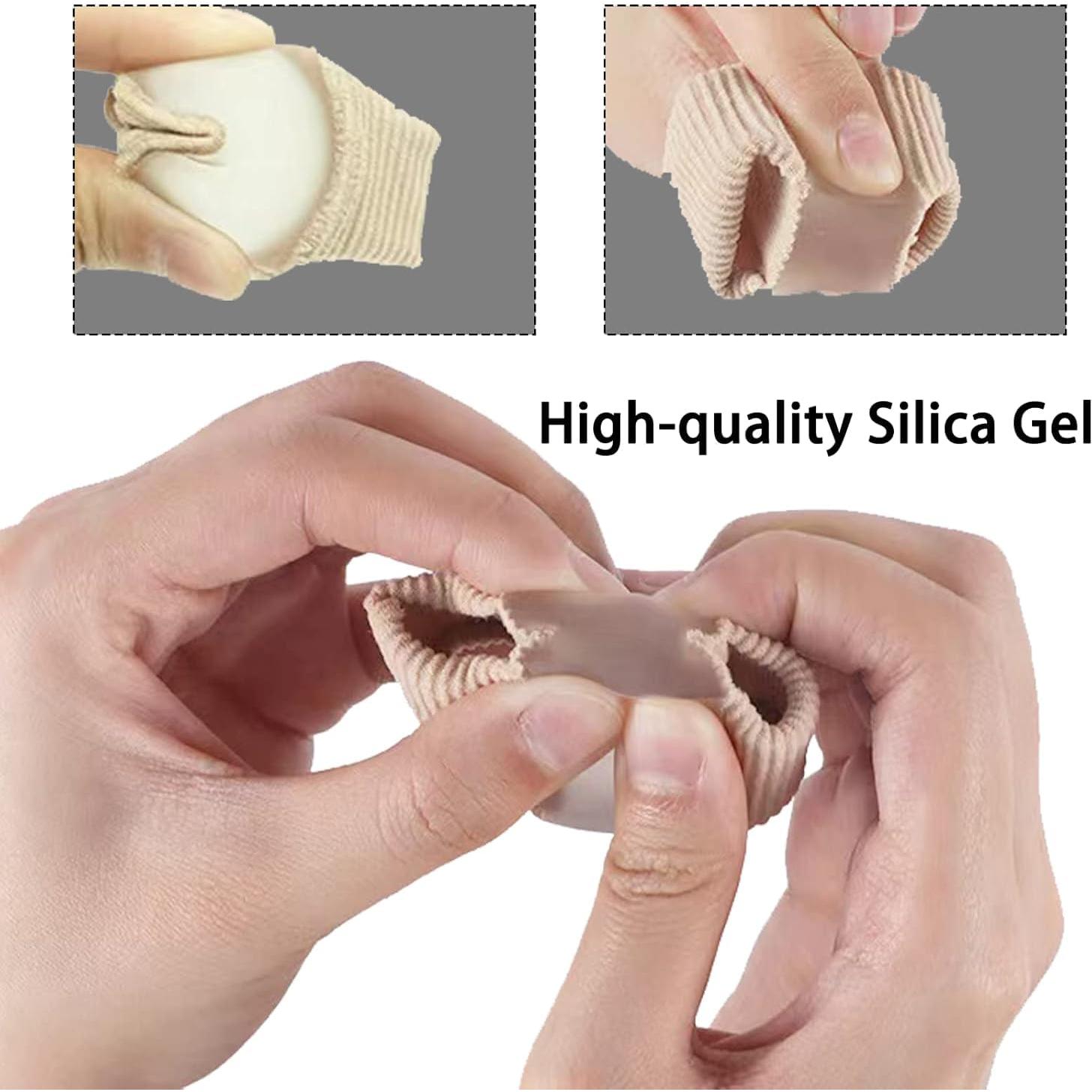 Separadores de Dedos para Juanetes Whycalon 4 Piezas Gel