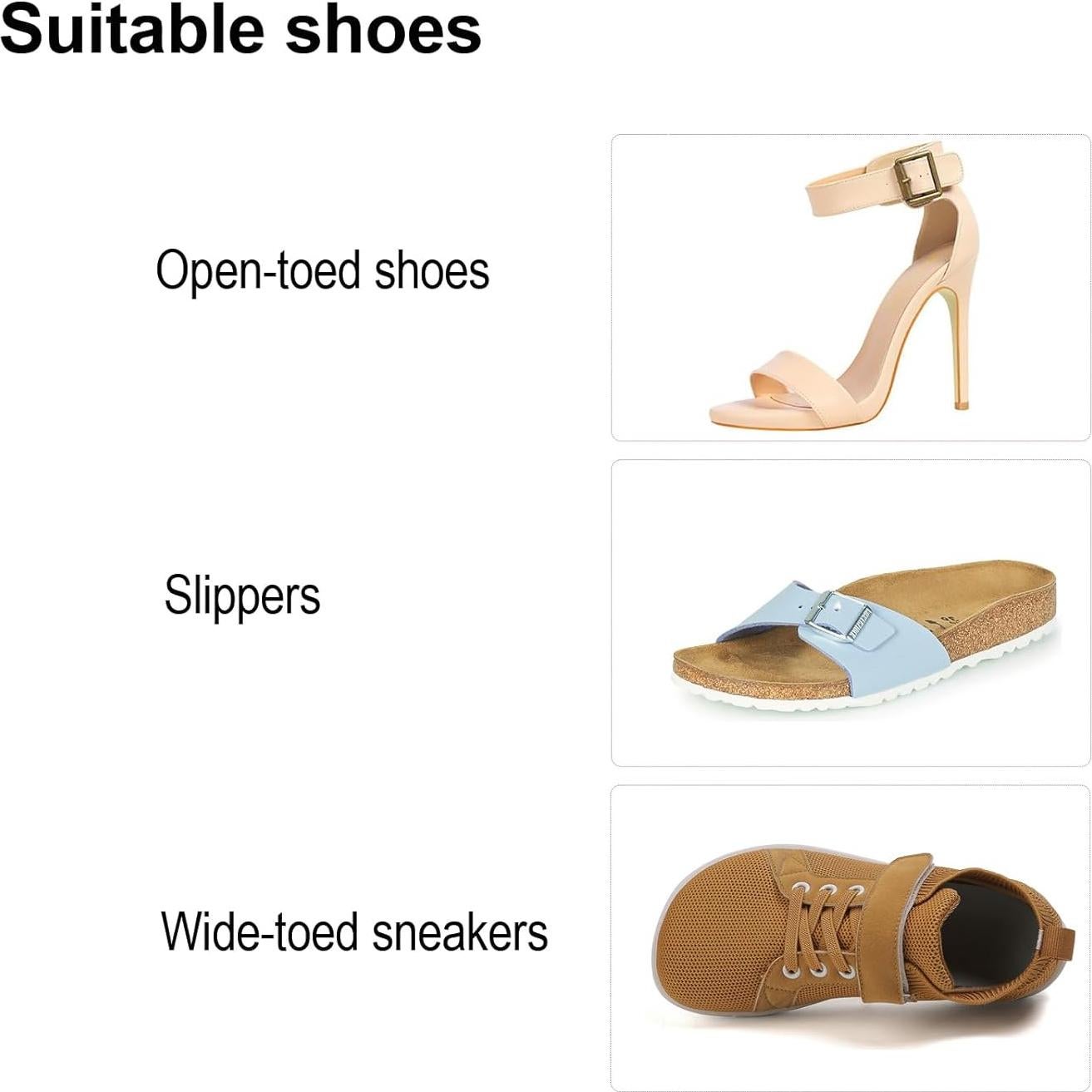 Separadores de Dedos de Gel Misorita - Paquete de 8 Unidades