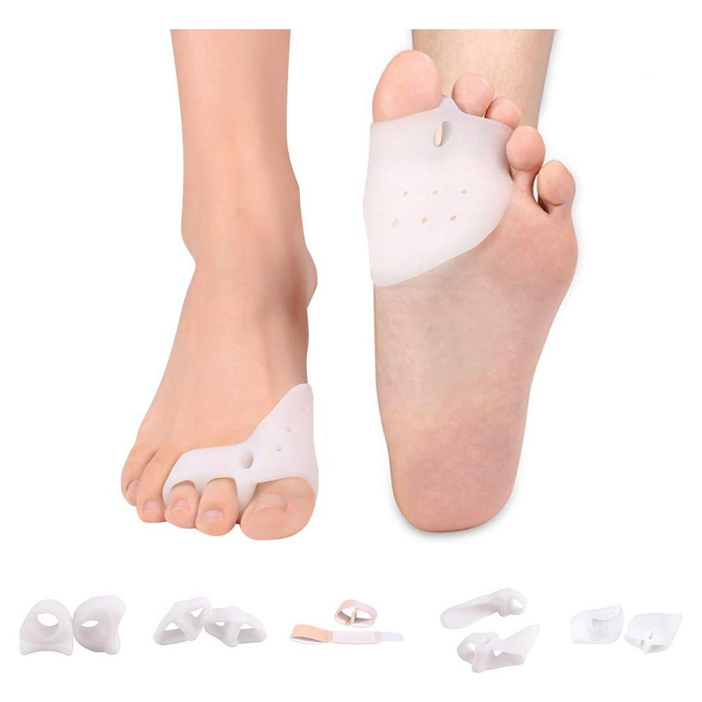 Separadores de Dedos de Gel Espfree - 5 Pares para Juanetes