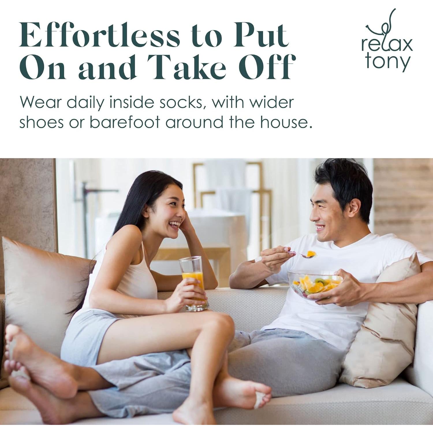 Separadores de Dedos de Gel Relax Tony - Corrector Juanetes