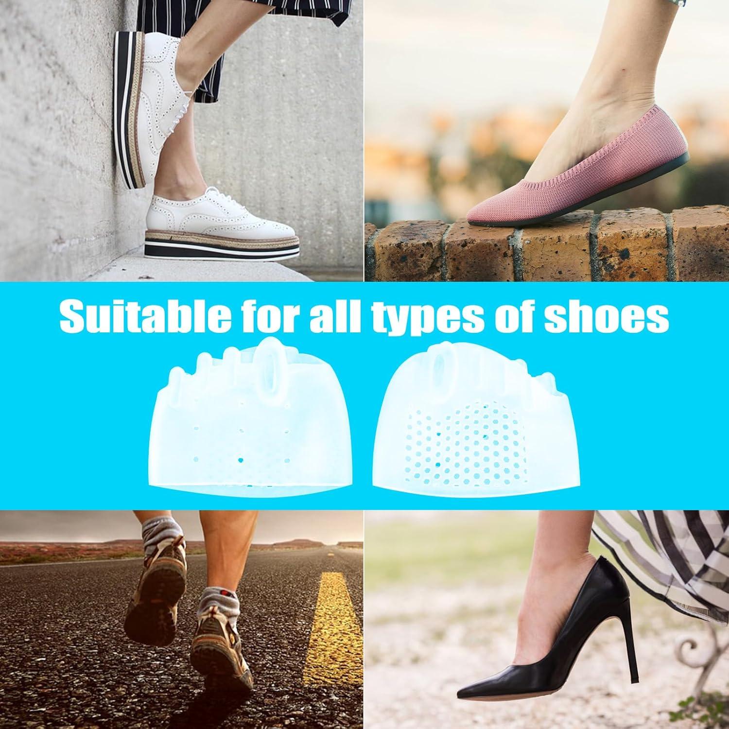 Separadores de Dedos de Silicona Gosknor - 4 Piezas, 8.5x6 cm