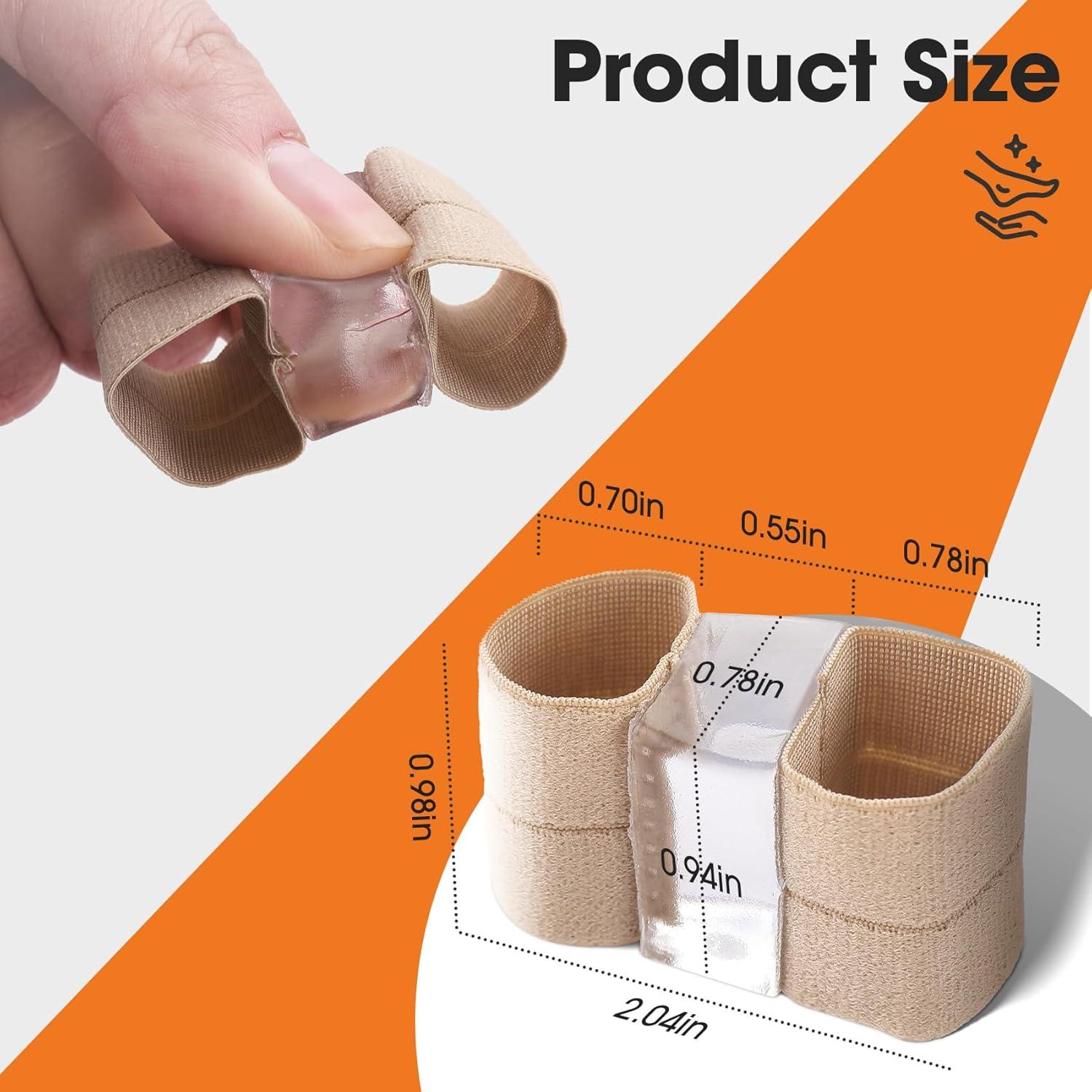 Separadores de Dedos de Gel BRAVEGARE para Juanetes - 6 Piezas