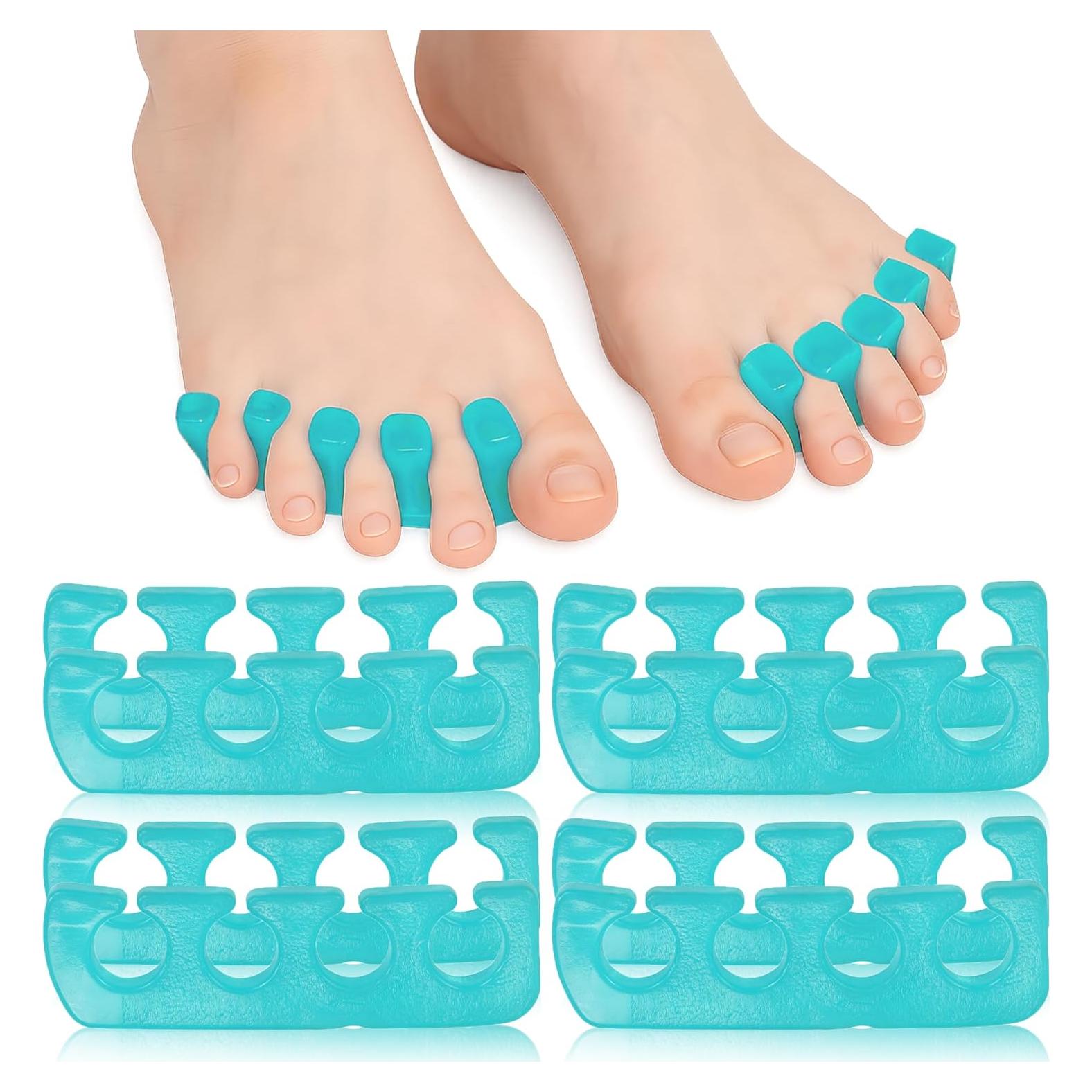 Separadores de Dedos de Gel Iconikal 8 Piezas Reutilizables