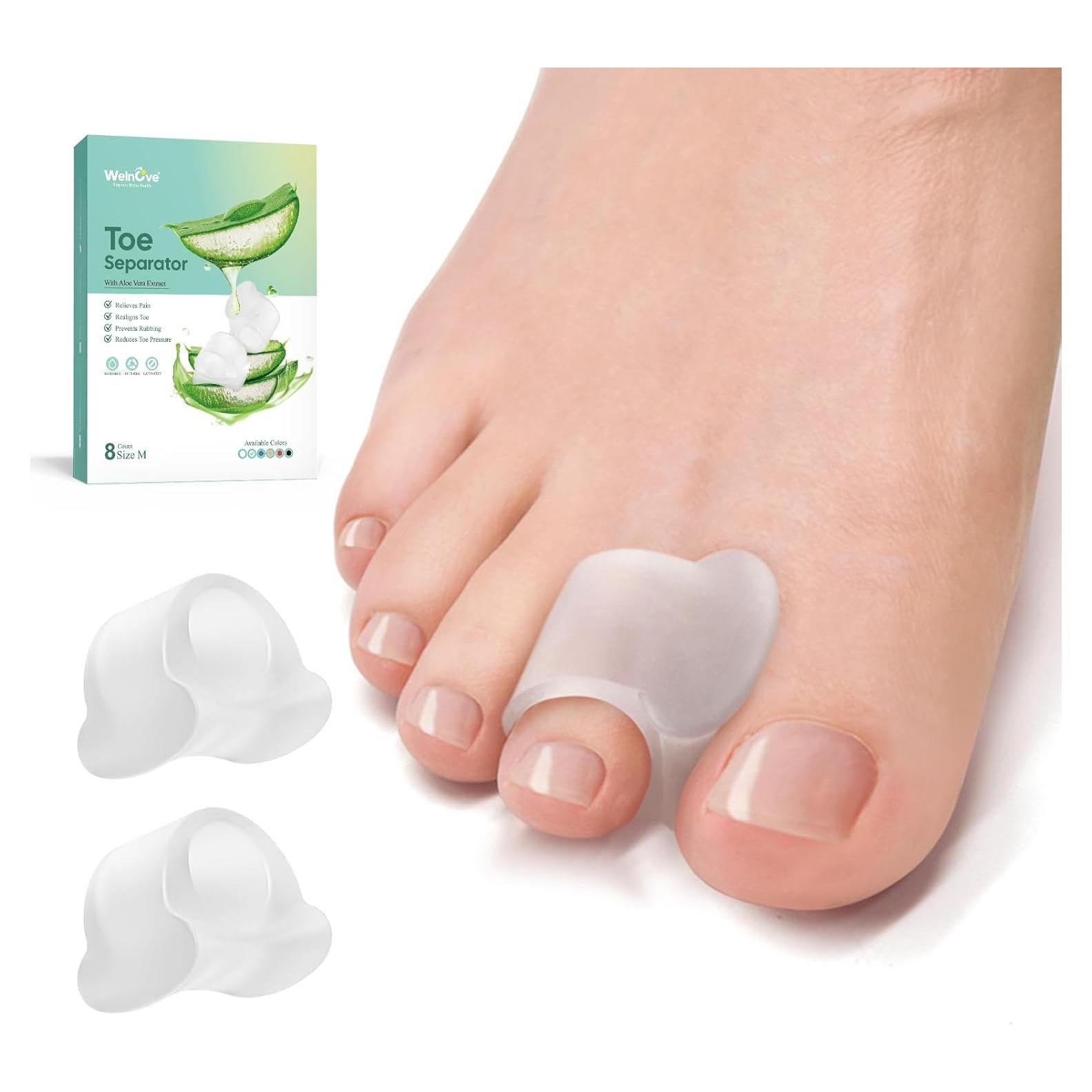 Separador de Dedos Welnove Mediano - Alivio Juanetes y Dedos Superpuestos