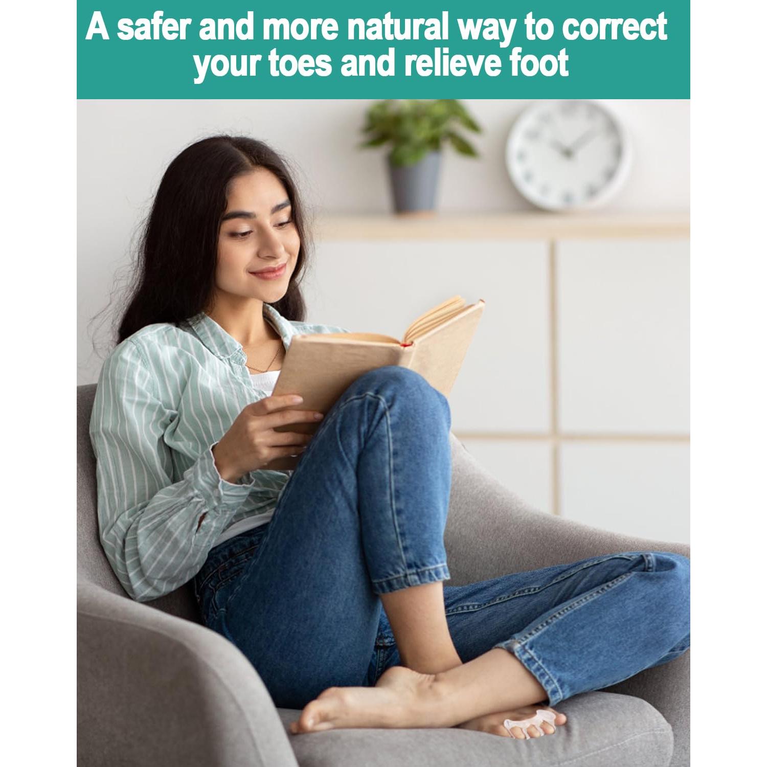 Separadores de Dedos de Gel Silicona Golbylicc - 2 Pares