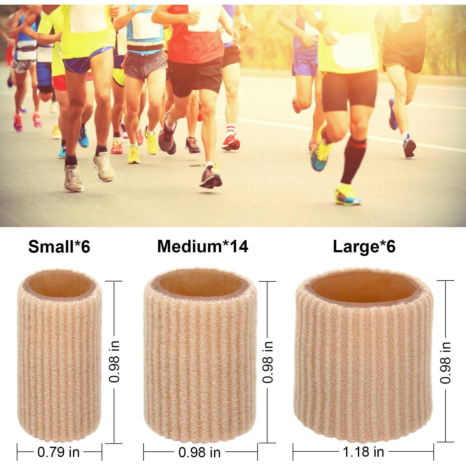 26 Piezas Tubos Almohadilla Dedos Pie Colovis 3 Tamaños Gel