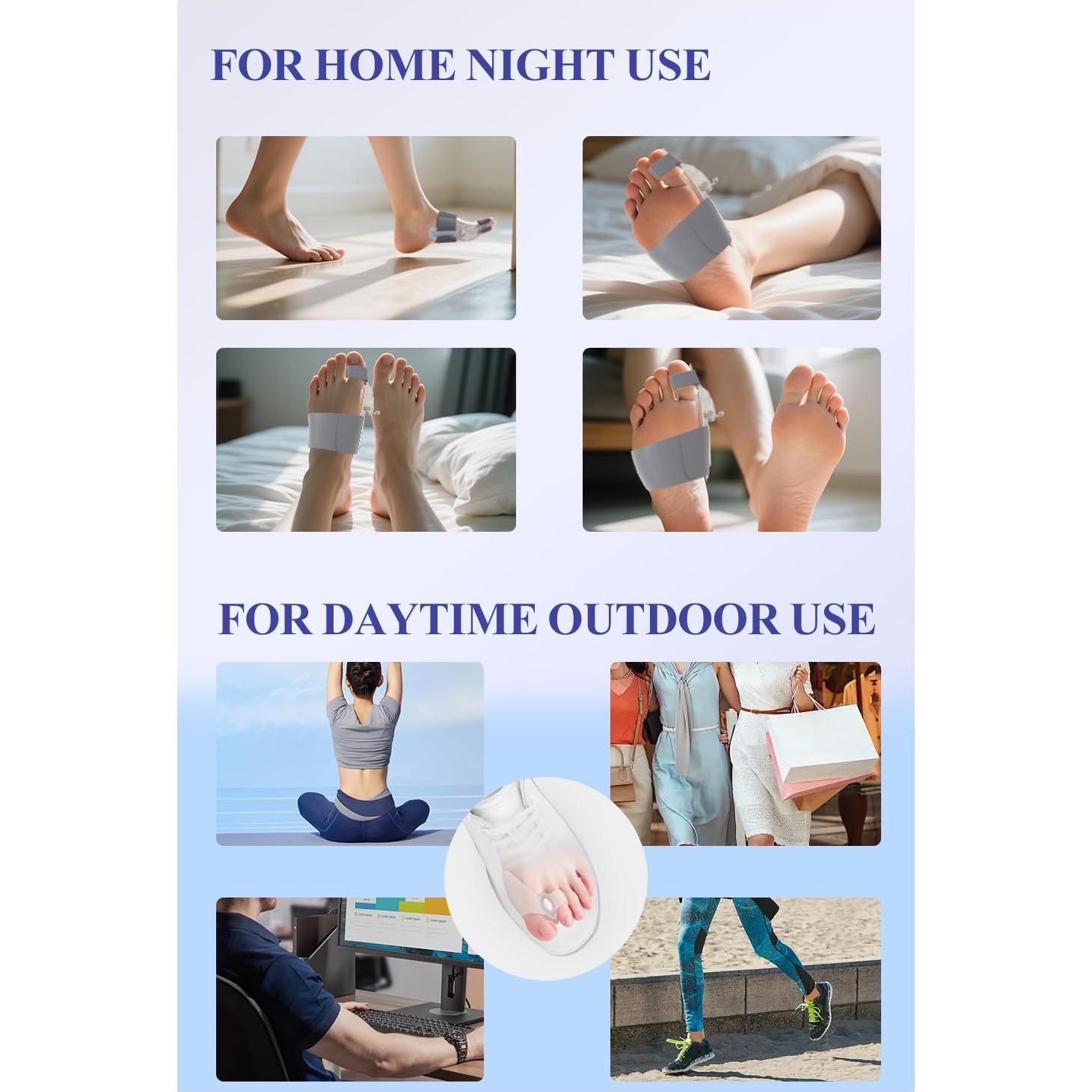 Corrector de Juanetes HEWAOMM Ajustable para Alivio