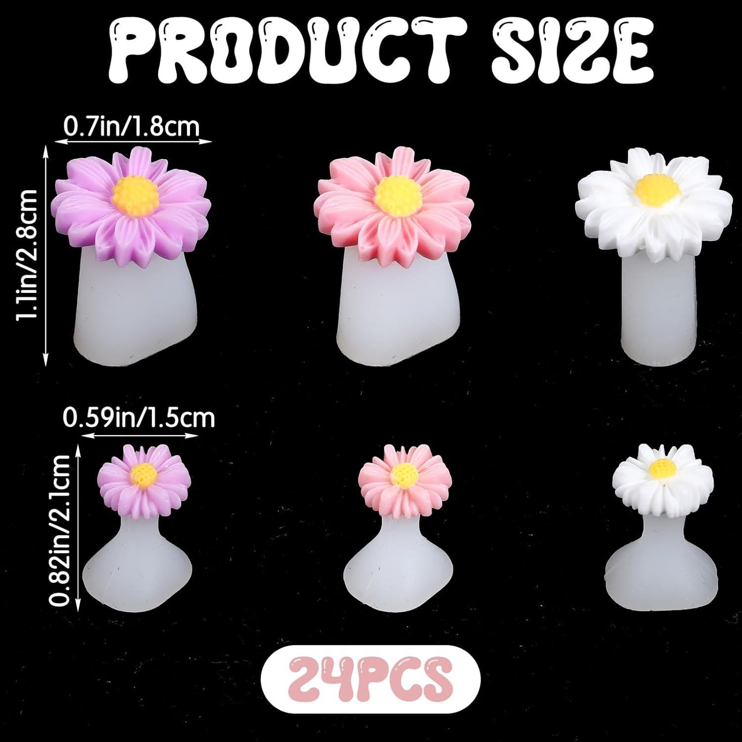 Separadores de Dedos de Silicona Sorcristy - 24 Piezas