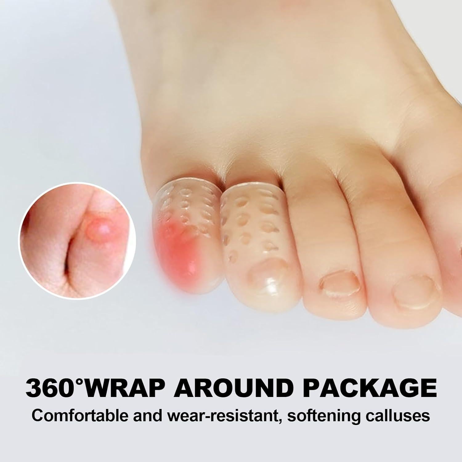 30 Protectores de Dedos de Silicona Transpirables Hautllaif